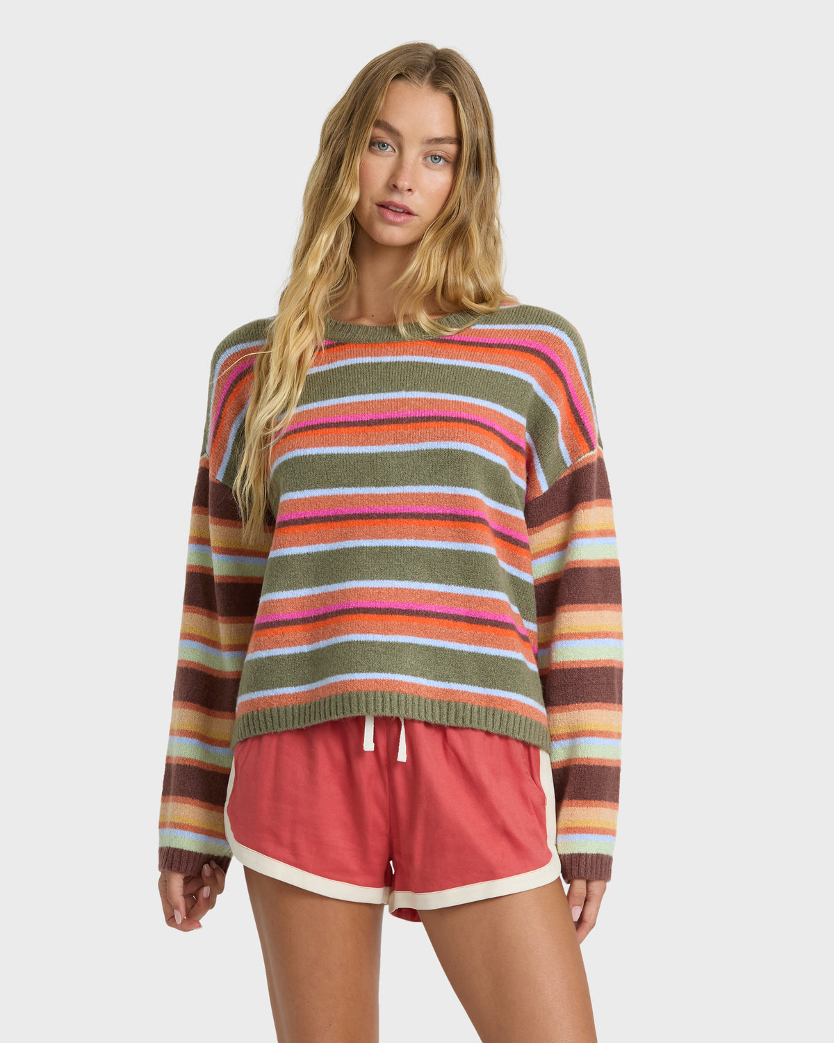 
Red Rocks Crewneck Sweater - Canteen