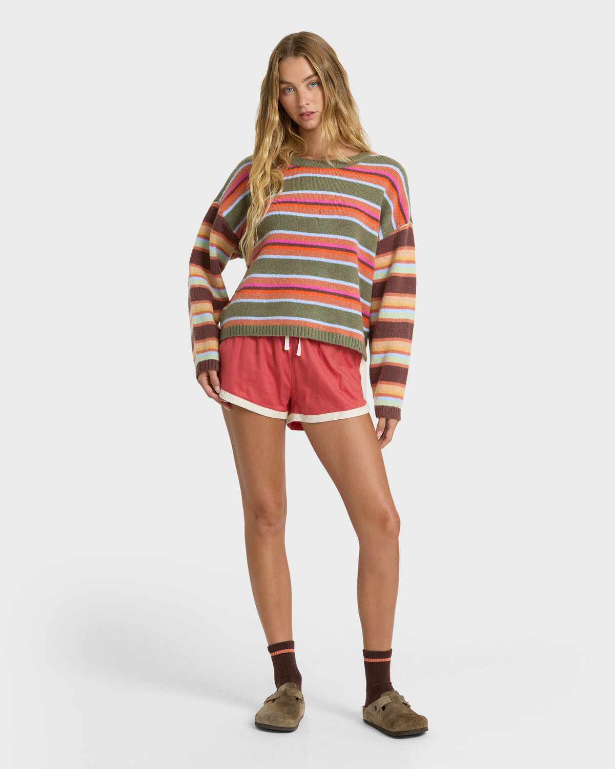 
Red Rocks Crewneck Sweater - Canteen