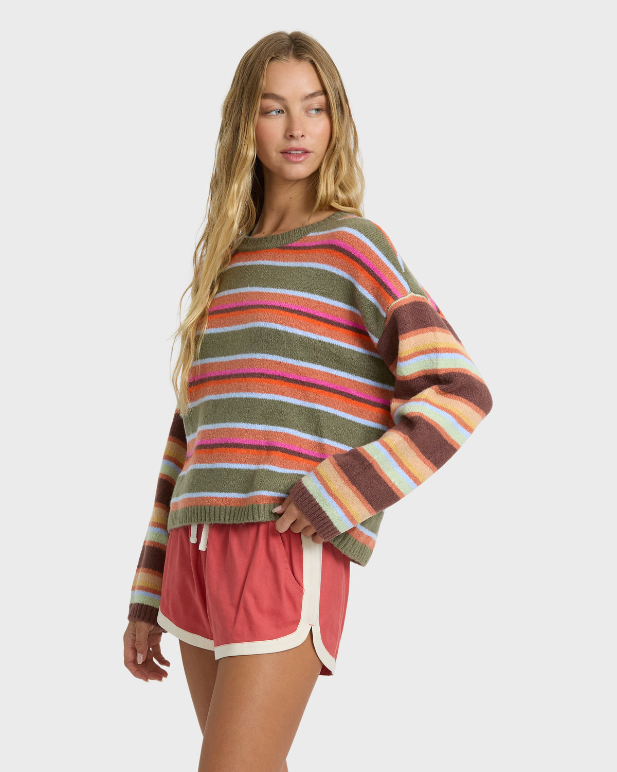 
Red Rocks Crewneck Sweater - Canteen