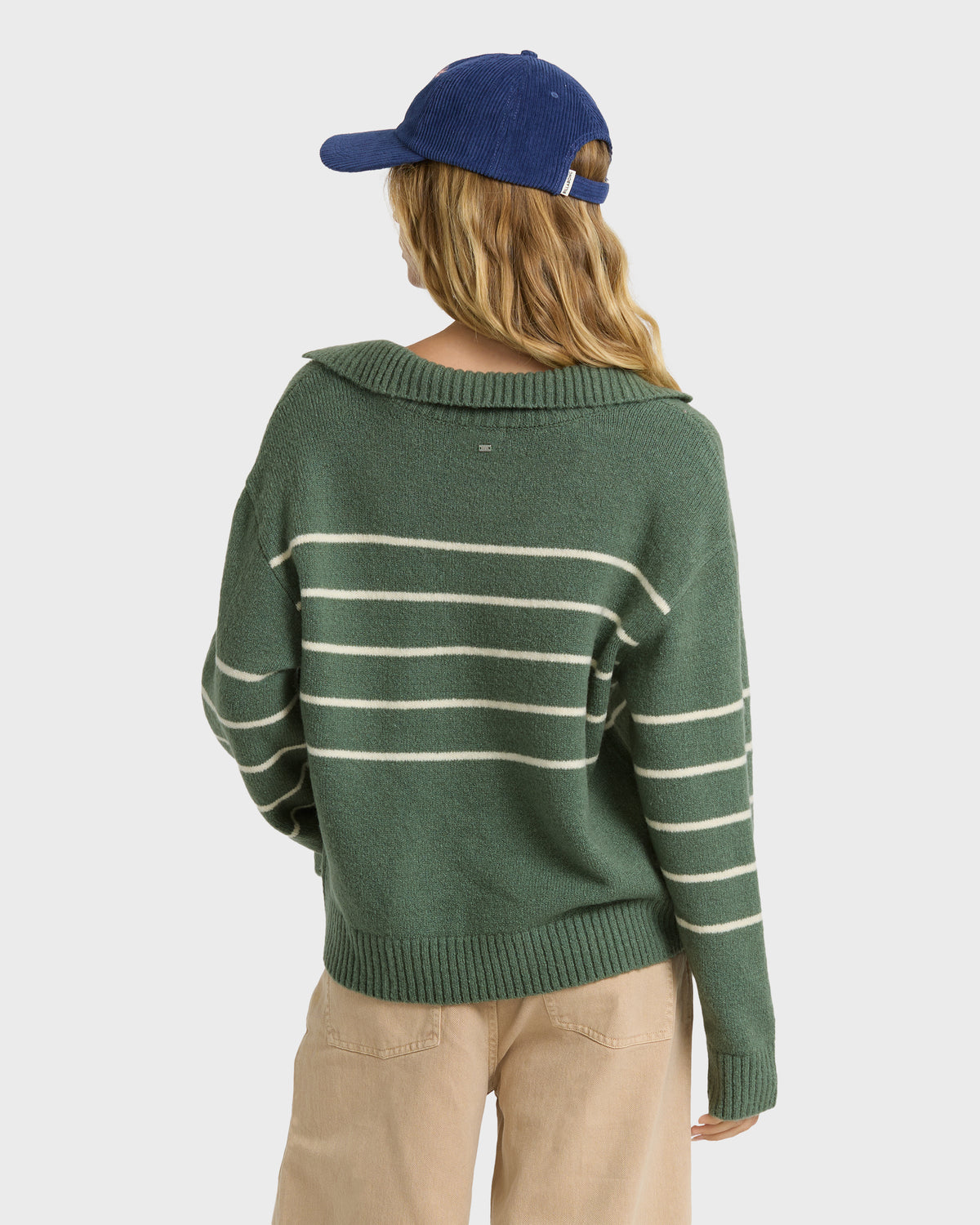 
Bennie V-Neck Sweater - Rain Forest