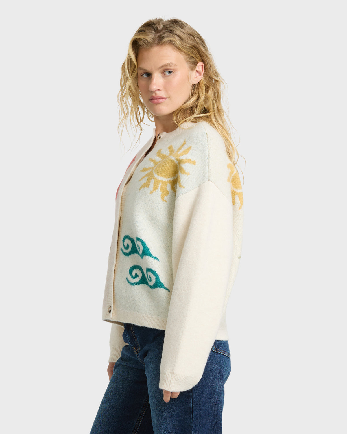 
So Nice Cardigan Sweater - White Cap
