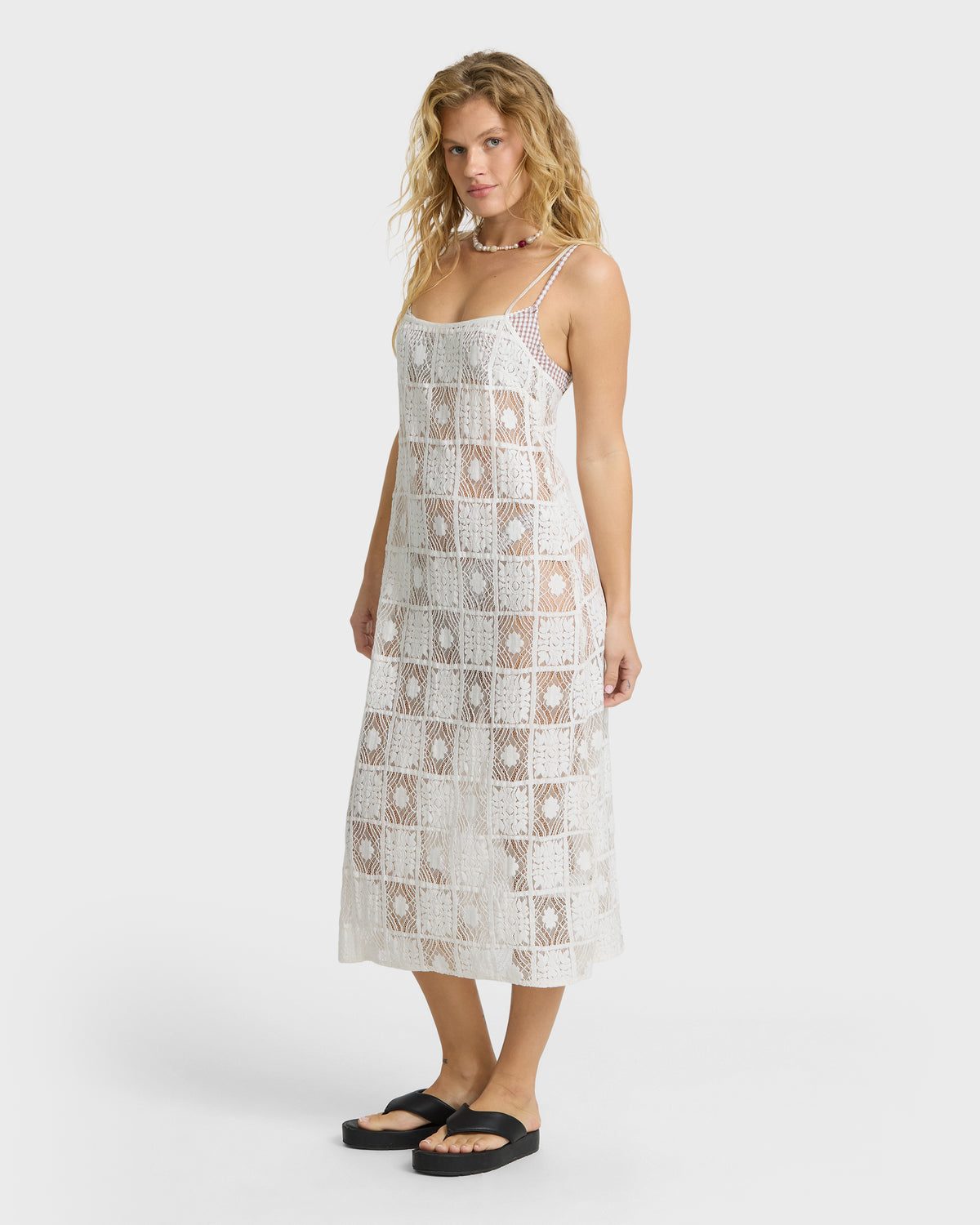 
Holidazed Midi Dress - Salt Crystal