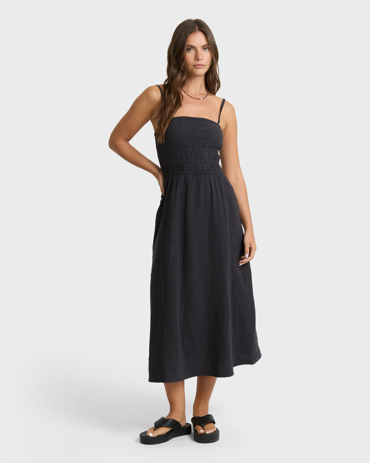 
In The Sky 2 Midi Dress - Black Sands