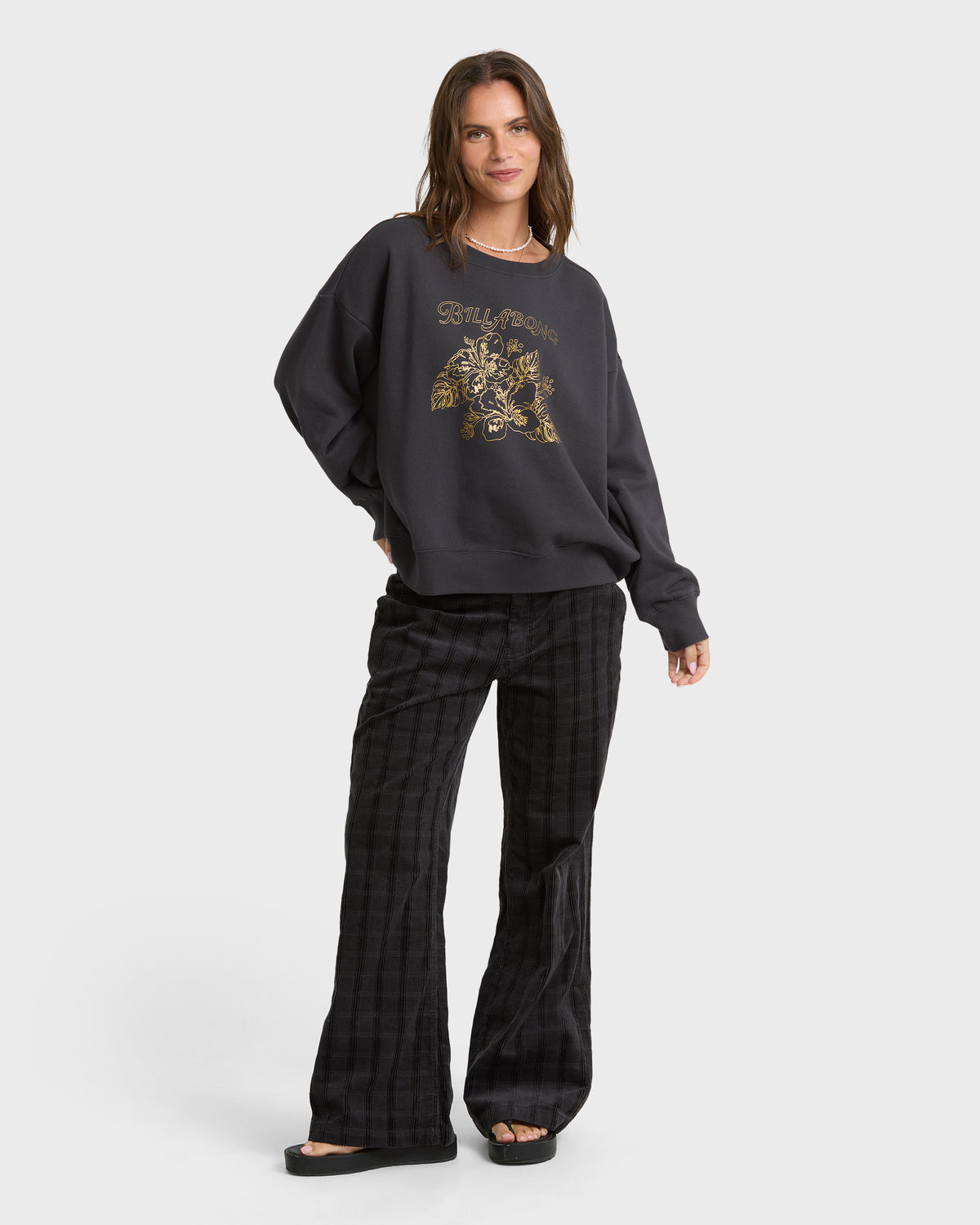 
Holidazed Crewneck Sweatshirt - Black Sands