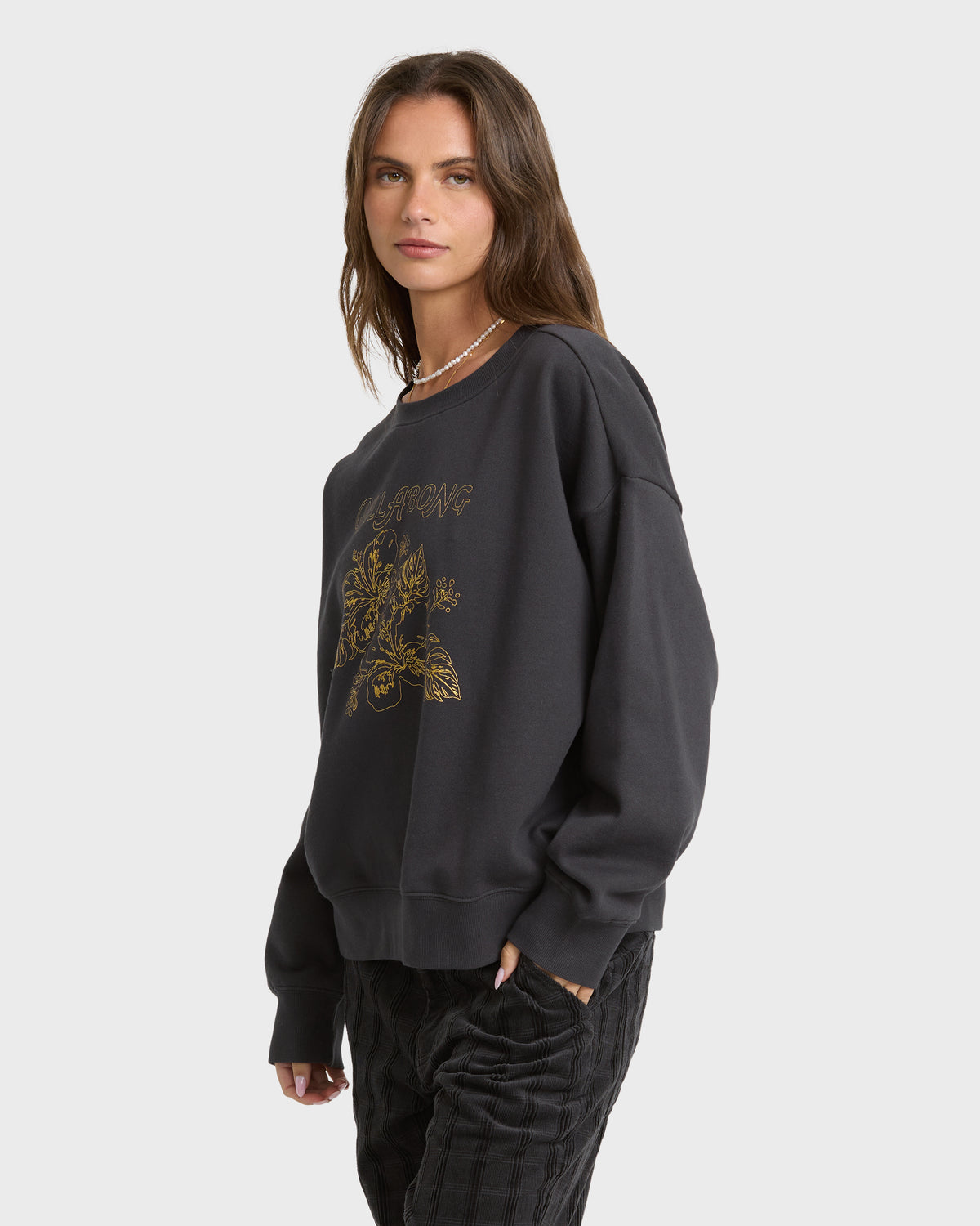 
Holidazed Crewneck Sweatshirt - Black Sands
