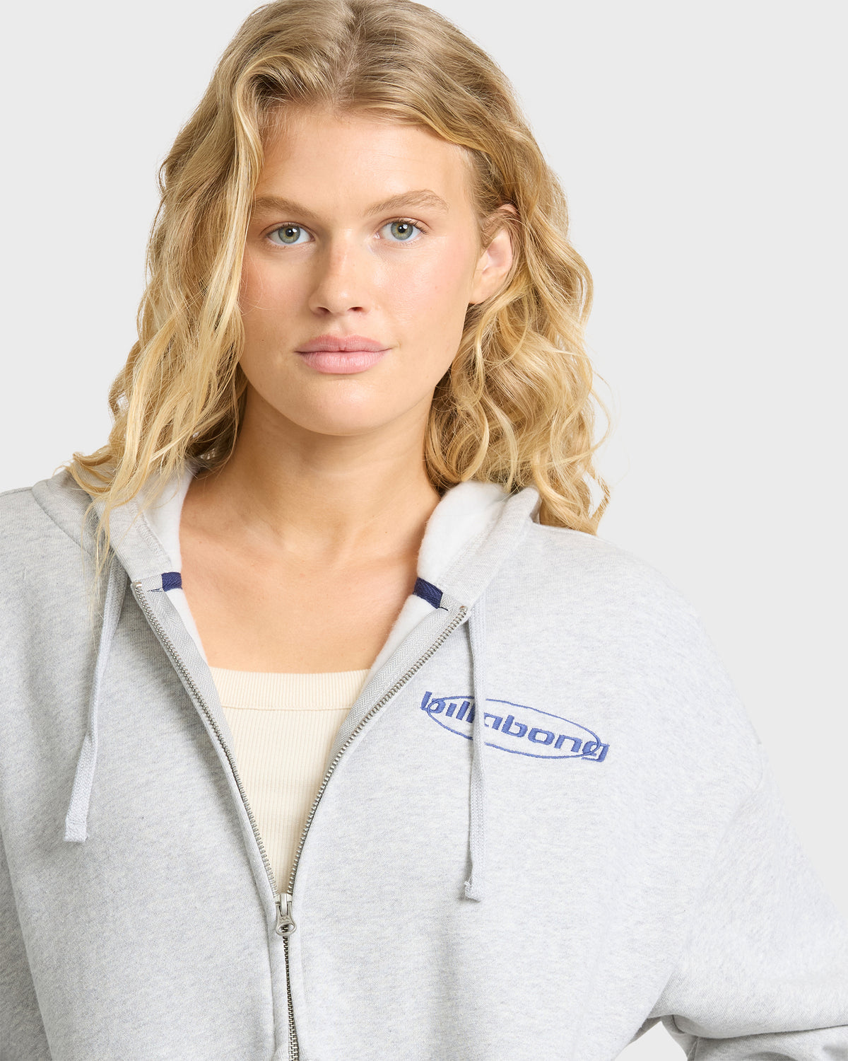 
Jordyn Zip-Up Hoodie - Heather Gray