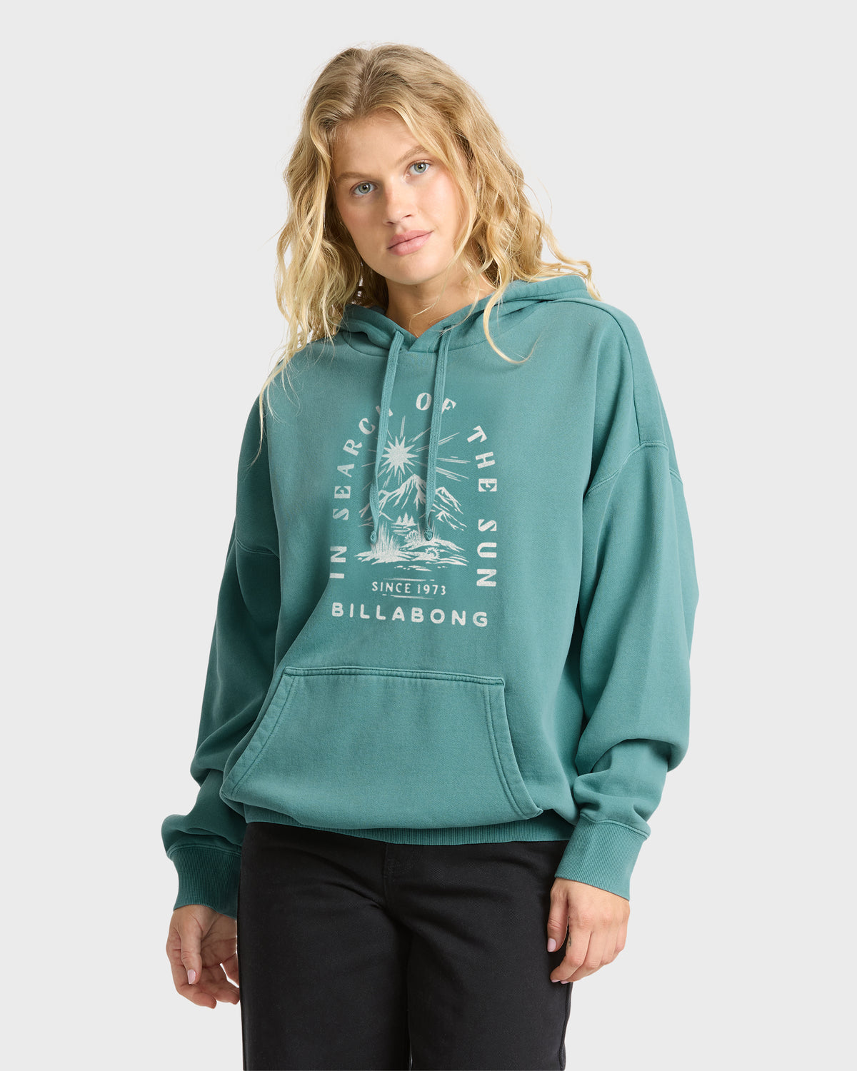 
Always Lucky Pullover Hoodie - Blue Grass