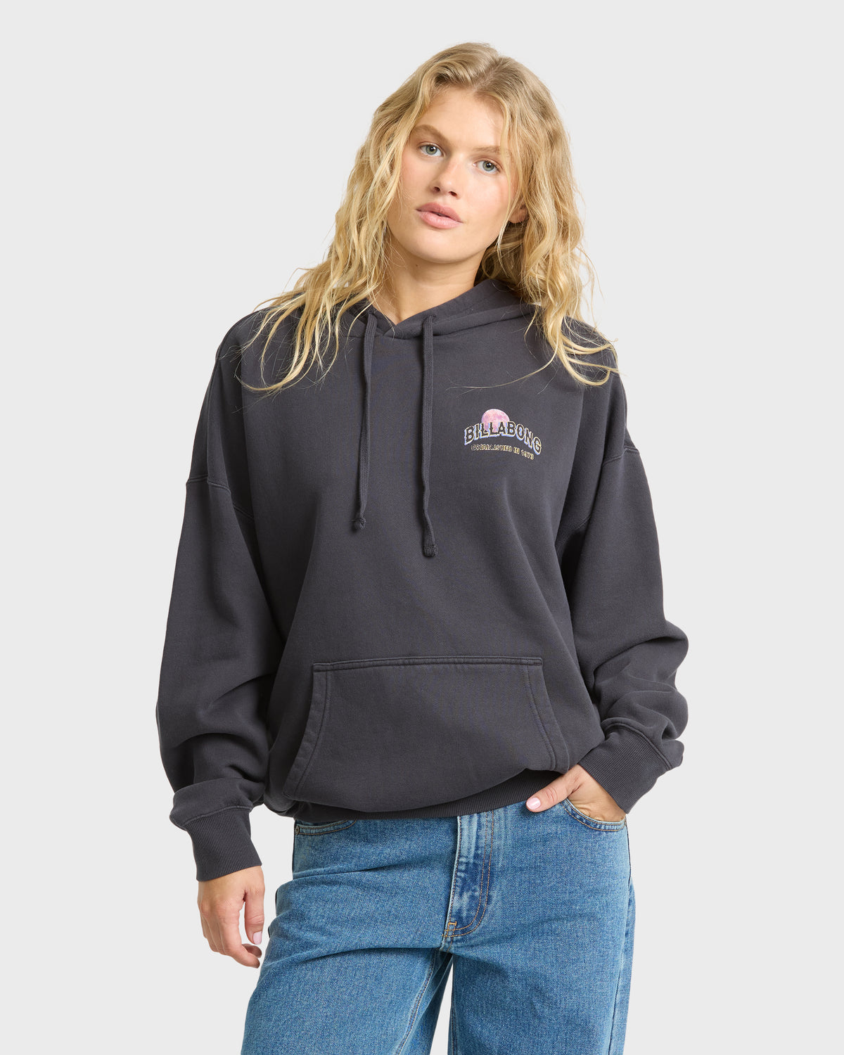 
Always Lucky Pullover Hoodie - Black Sands