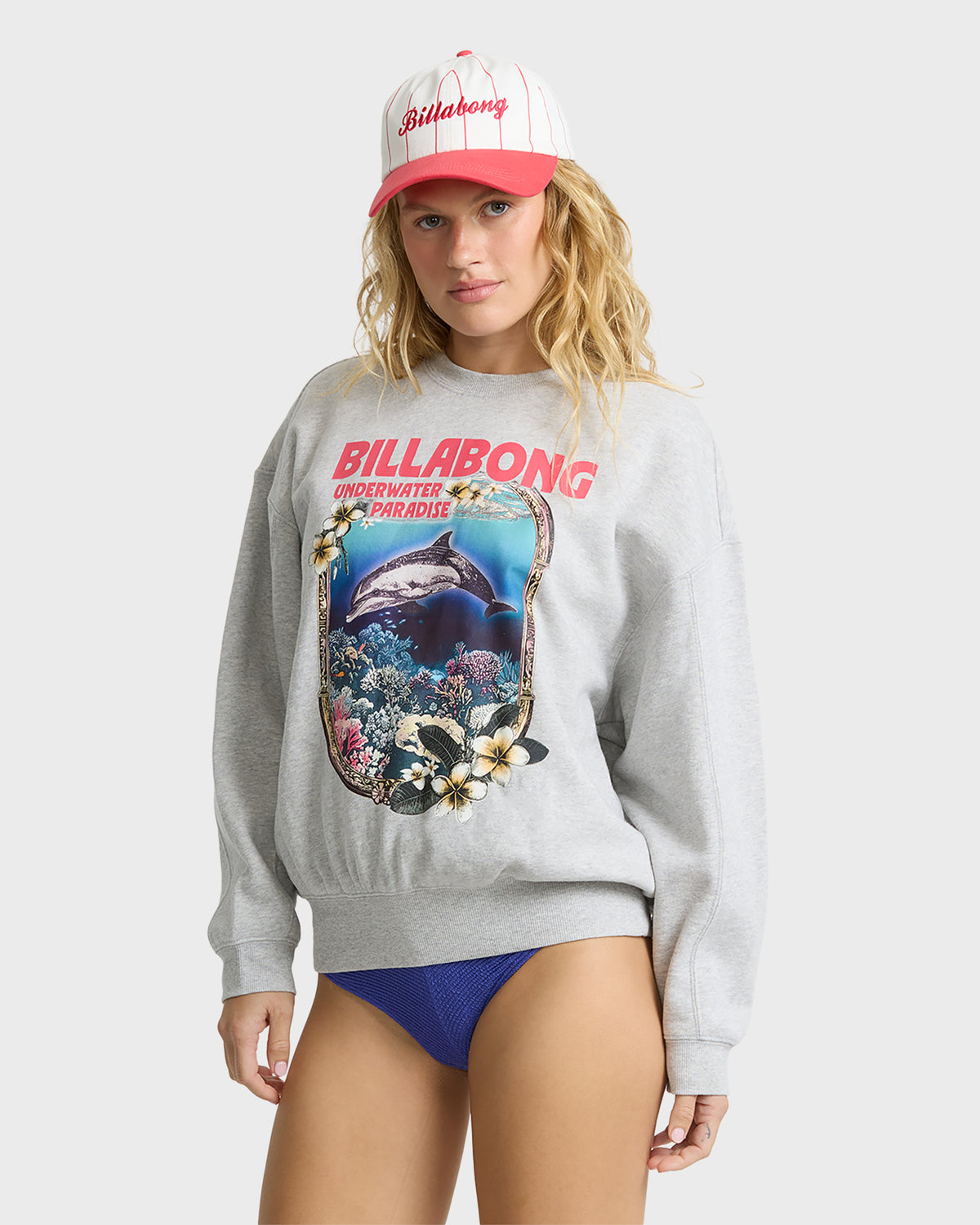 
Surf Club Kendal Crewneck Sweatshirt - Heather Gray