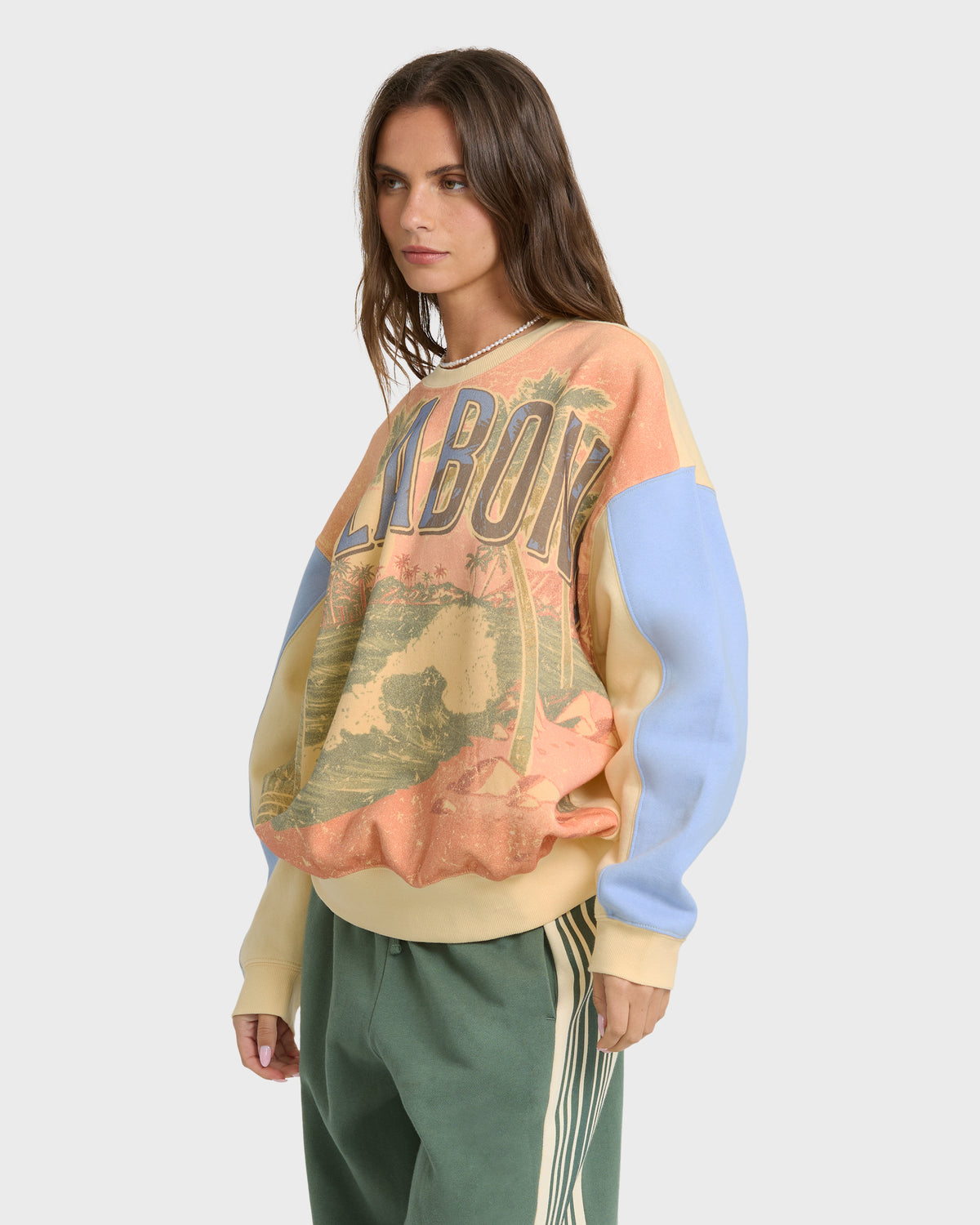 
Surf Club Kendal Crewneck Sweatshirt - Light Yellow