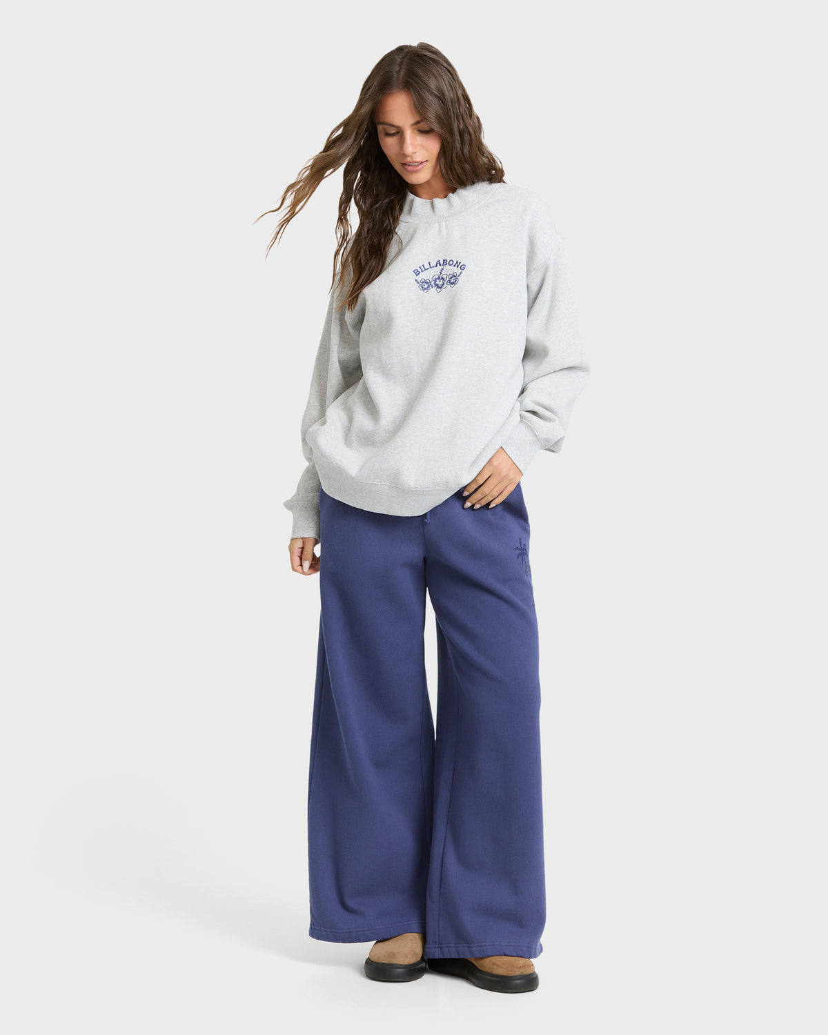 
Koa Mock Neck Sweatshirt - Heather Gray