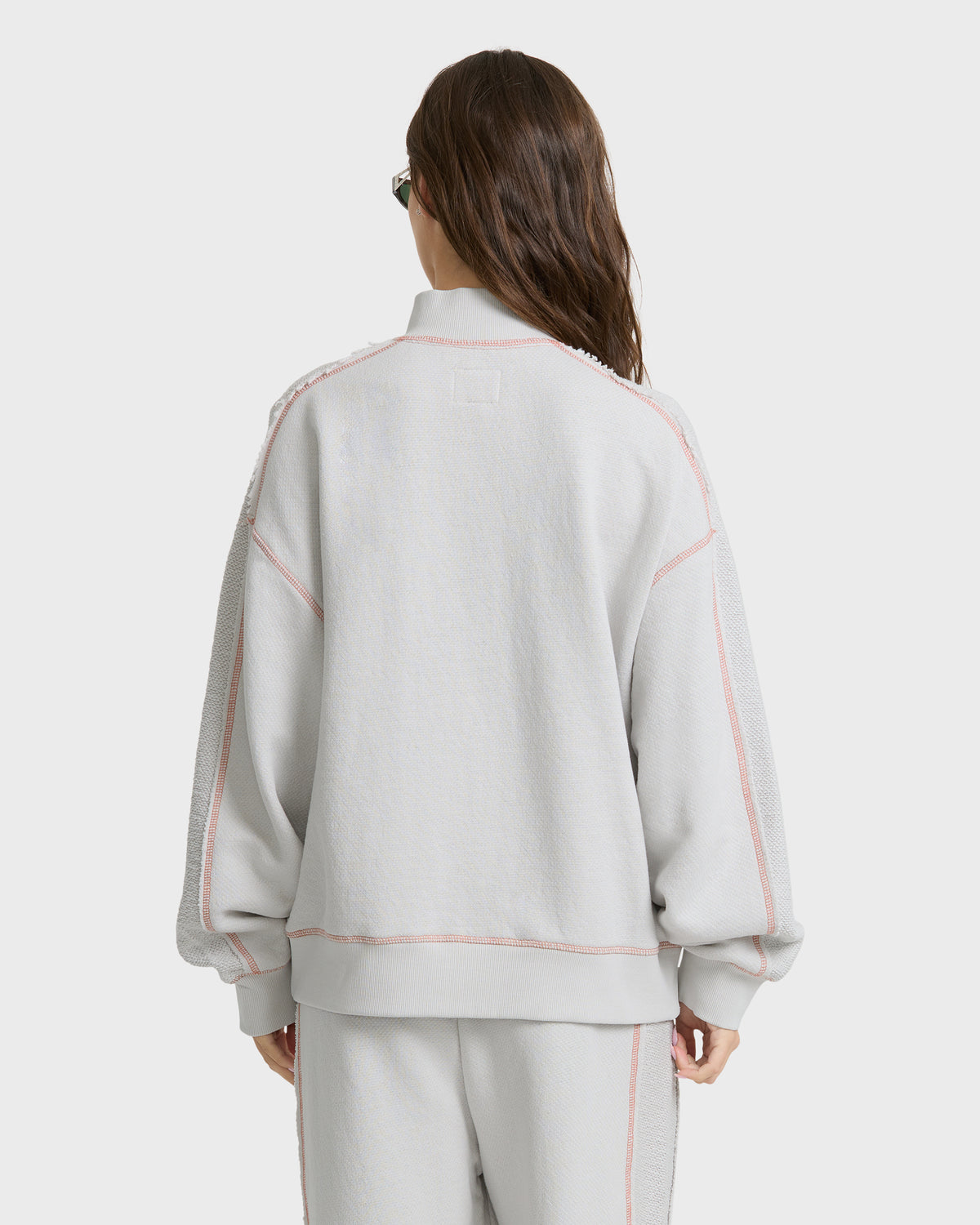 
Trail Side Fleece Bomber Jacket - Light Gray