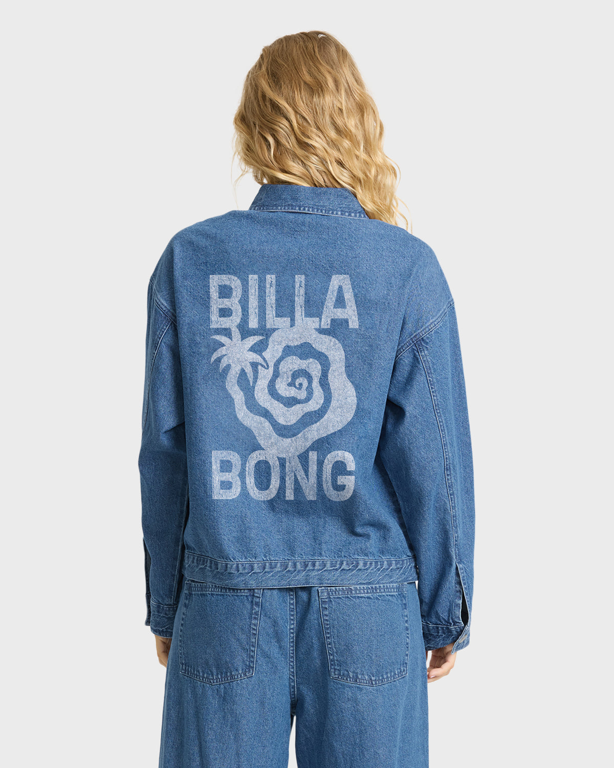 
Tides Saltwashed Long Sleeve Denim Shirt - Blue Smoke