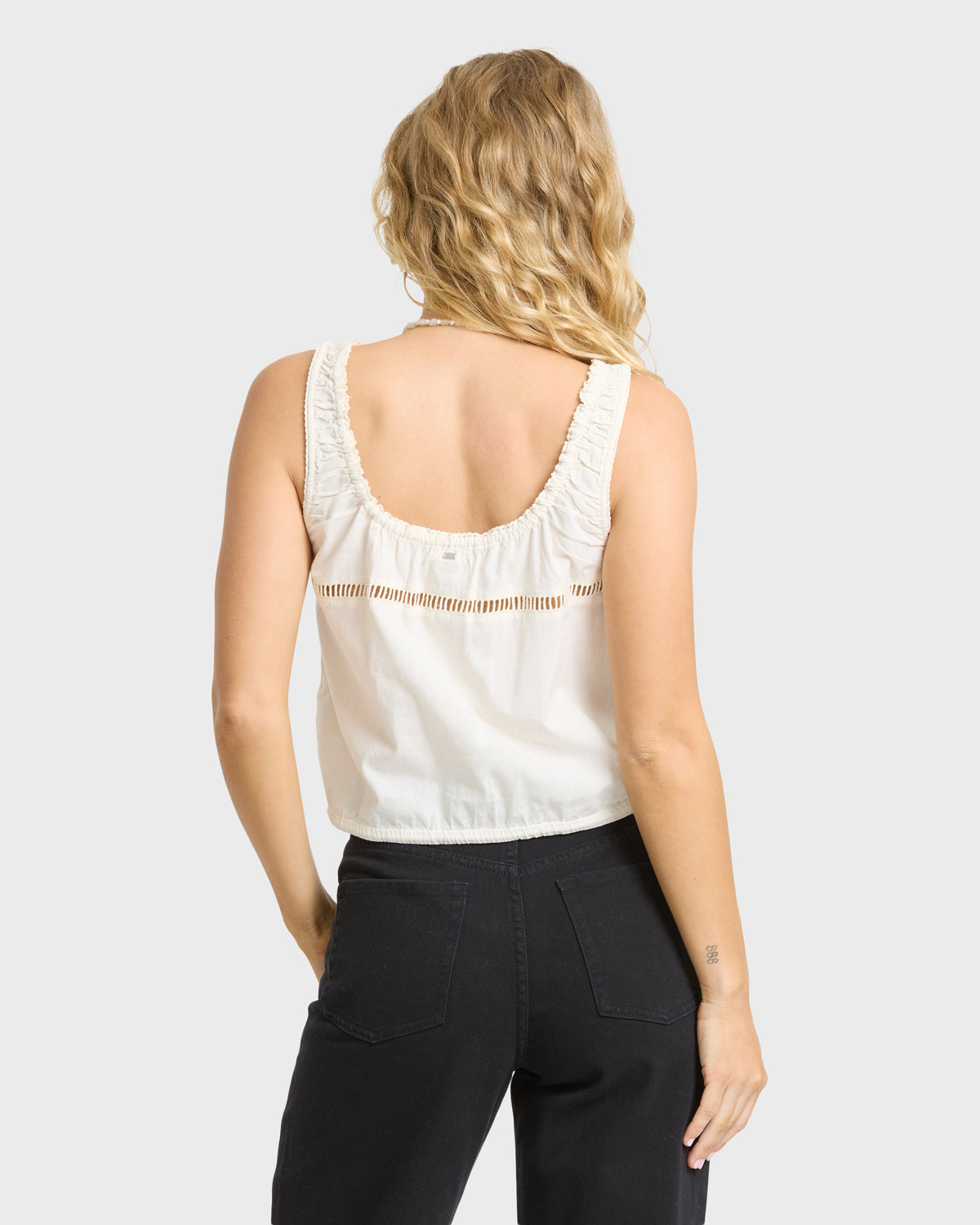 
Float Away Tank Top - White Cap