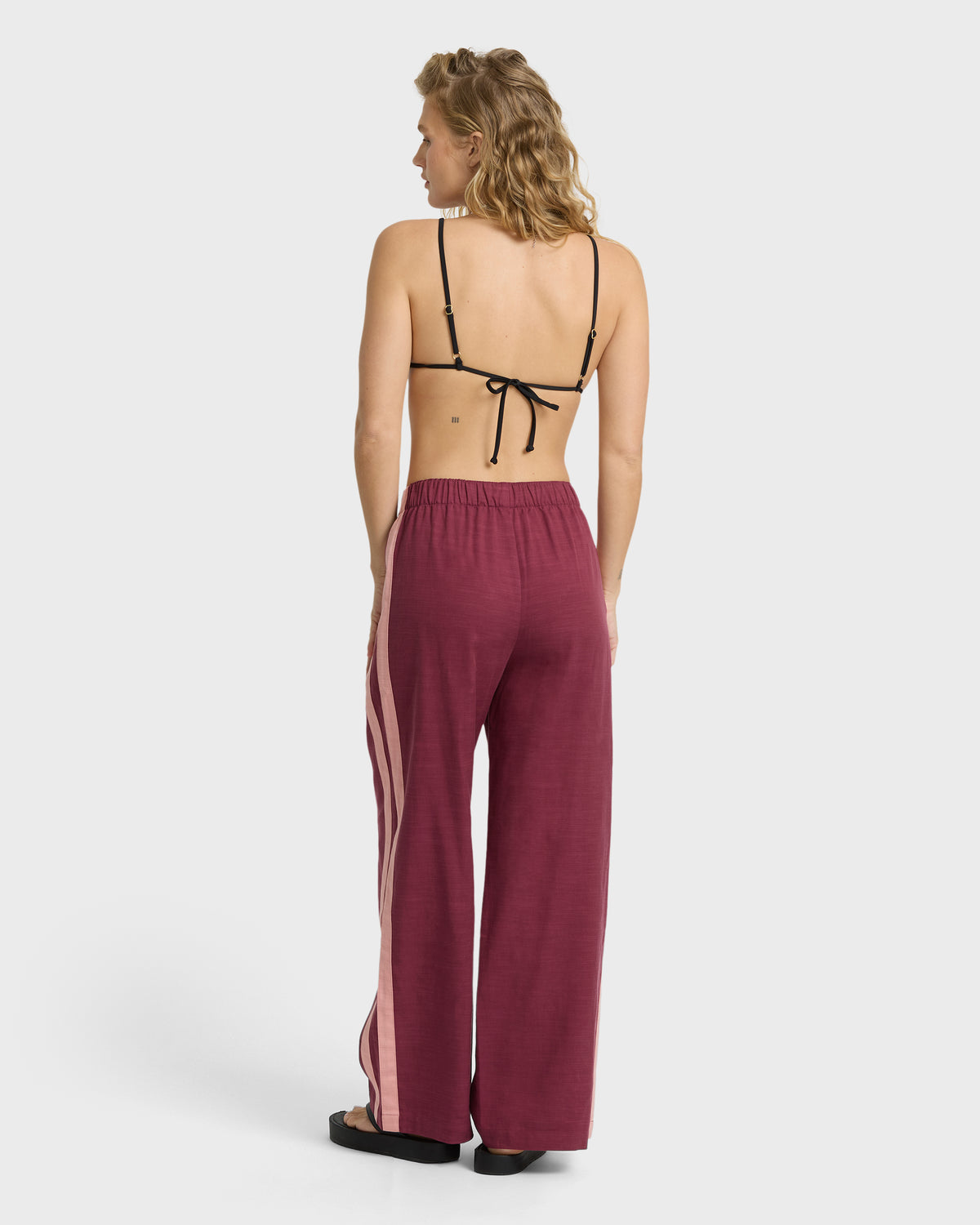 
Holidazed Track Pants - Pomegranate