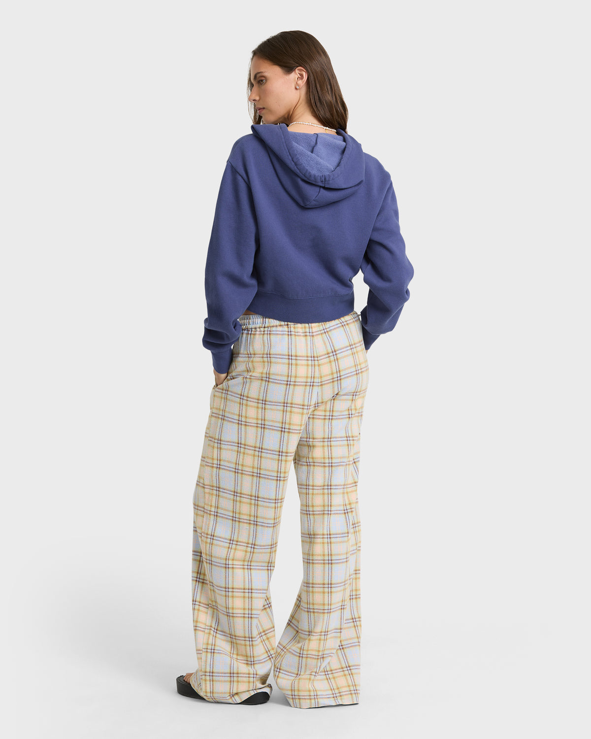 
Coastal Breeze Elastic Waist Pants - Cornflower
