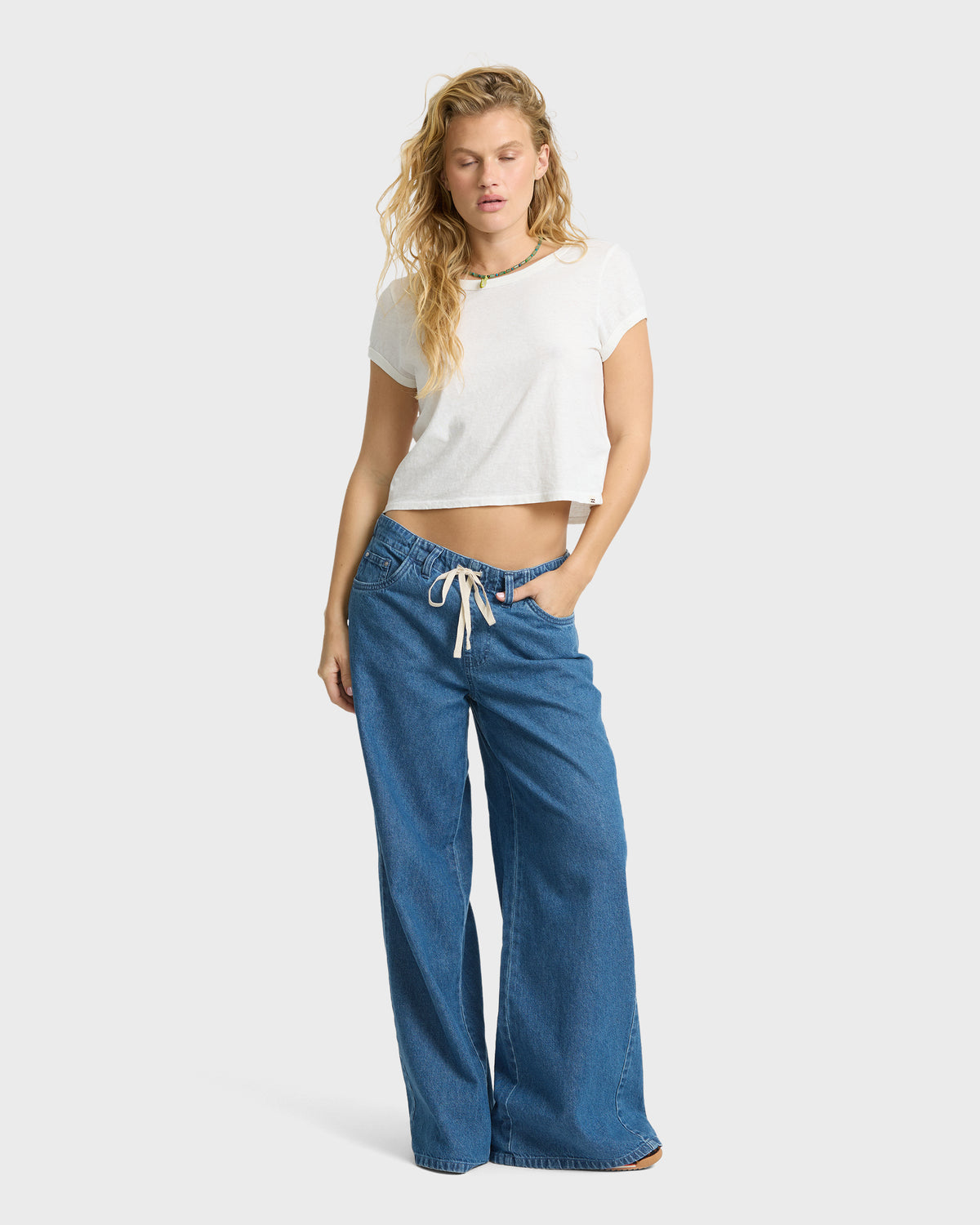 
Jade Saltwashed Relaxed Jeans - Blue Smoke