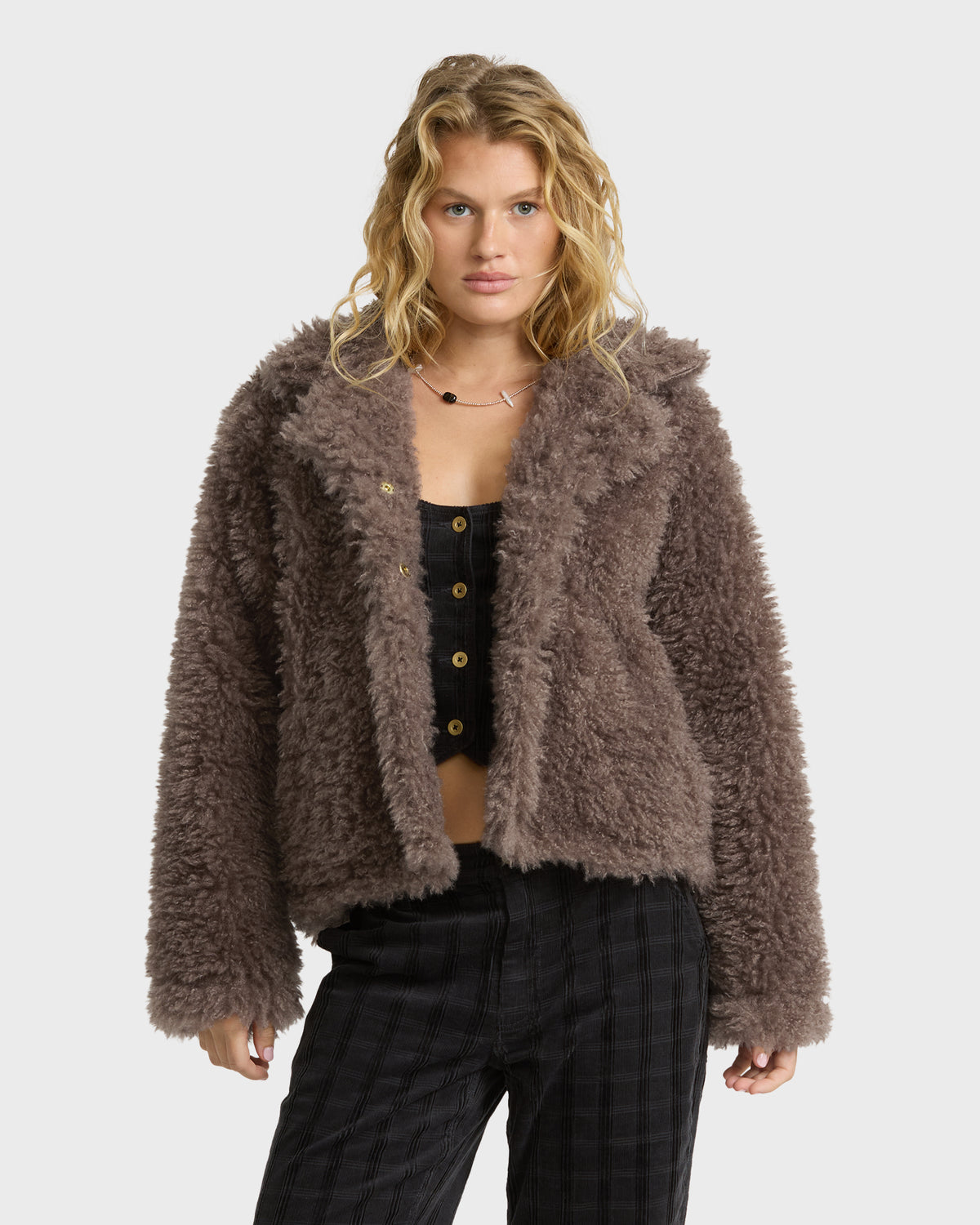 
Holidazed Fleece Jacket - Incense