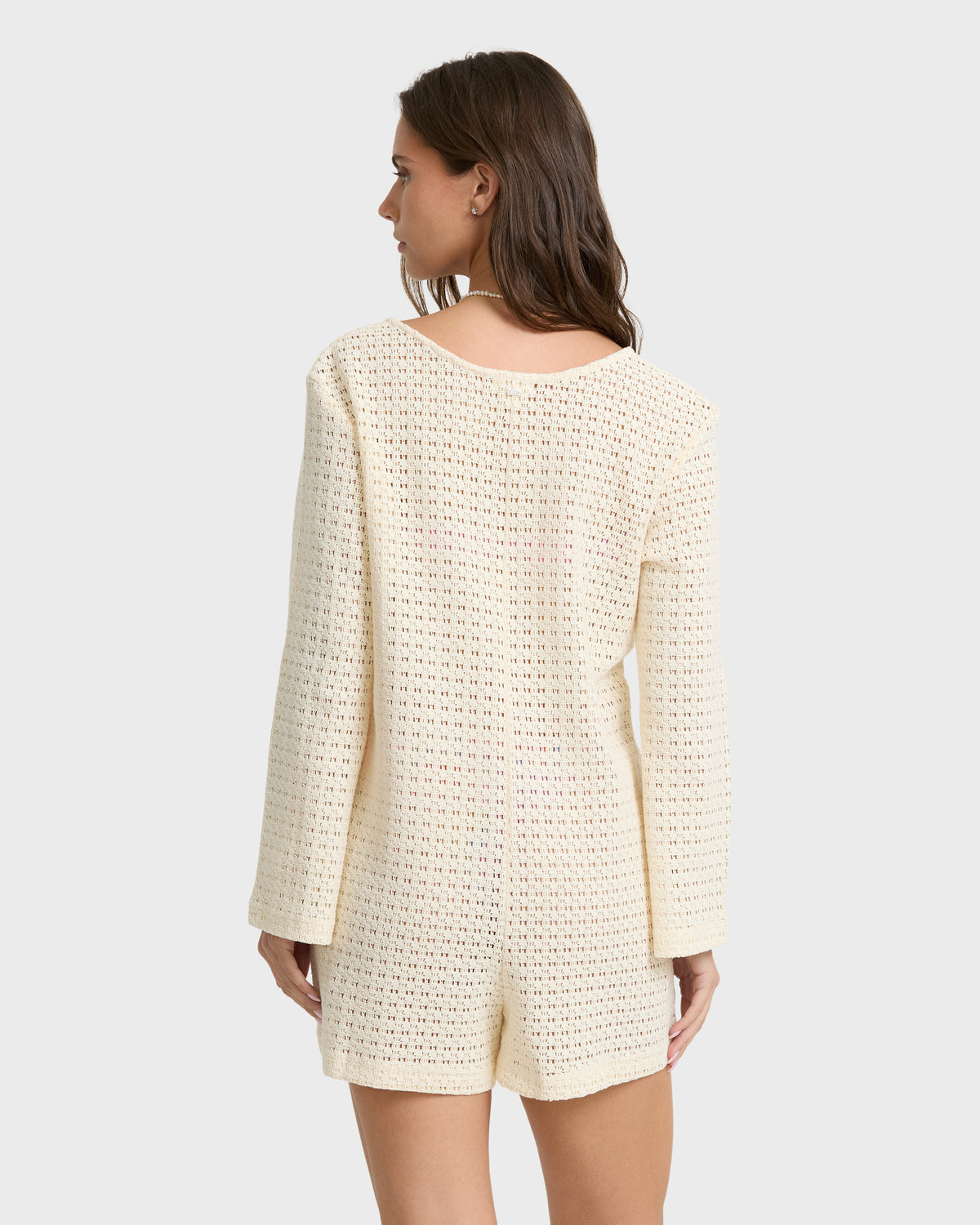 
Isla Cover-Up Romper - White Cap
