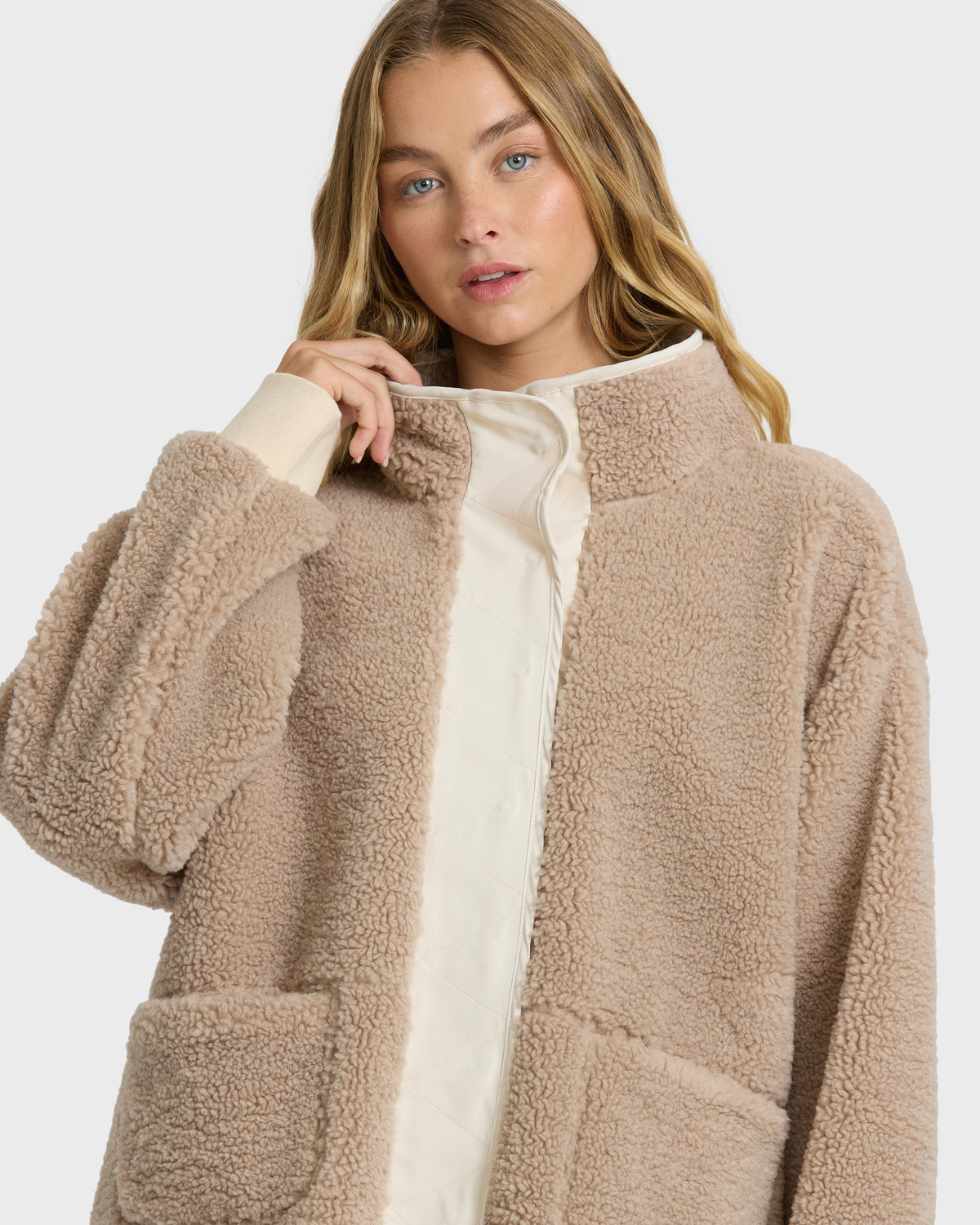 
Tree Hugger Fleece Jacket - Cobblestone