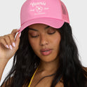Grandpa Hawaii Trucker Hat - Party Pink