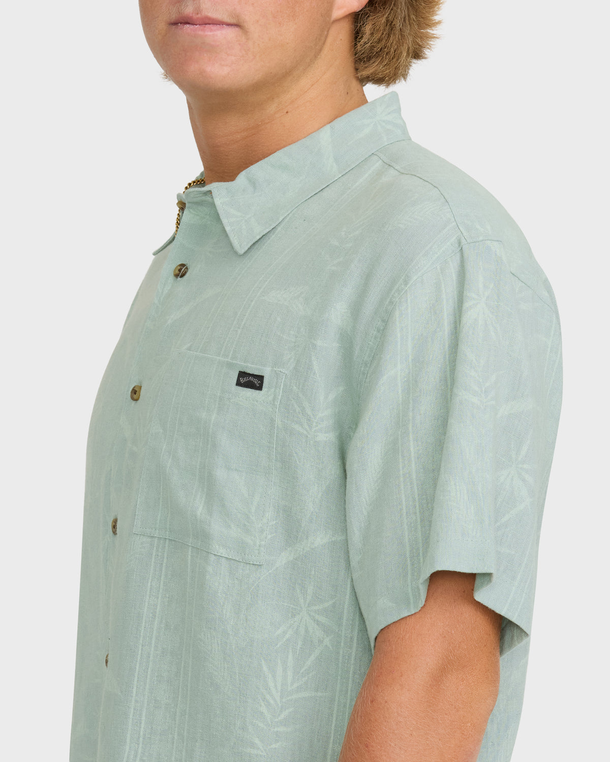 
Recliner Short Sleeve Woven Shirt - Blue Surf