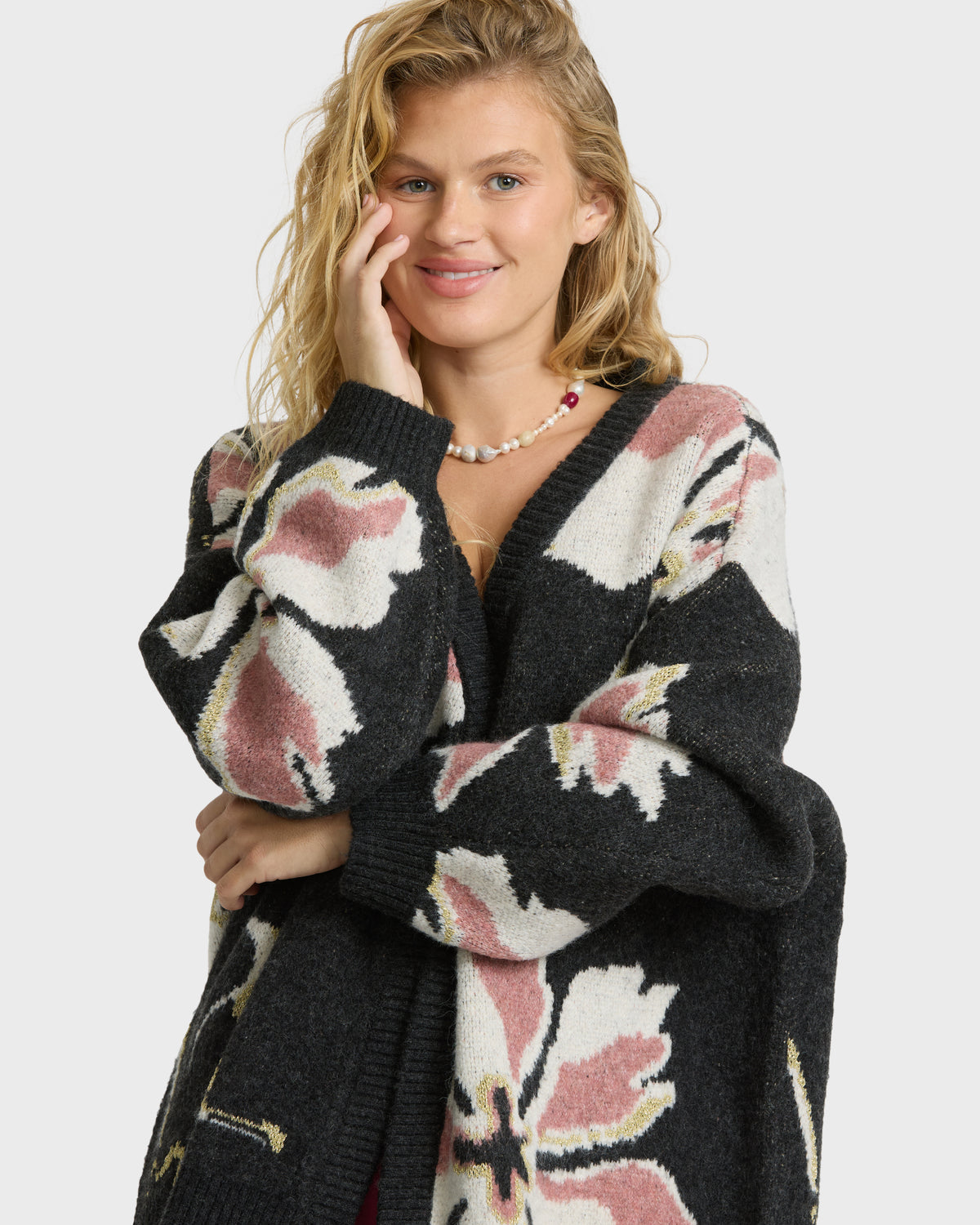 
Holidazed Cardigan Sweater - Black Sands