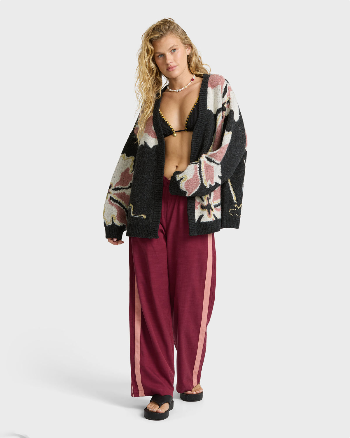 
Holidazed Cardigan Sweater - Black Sands