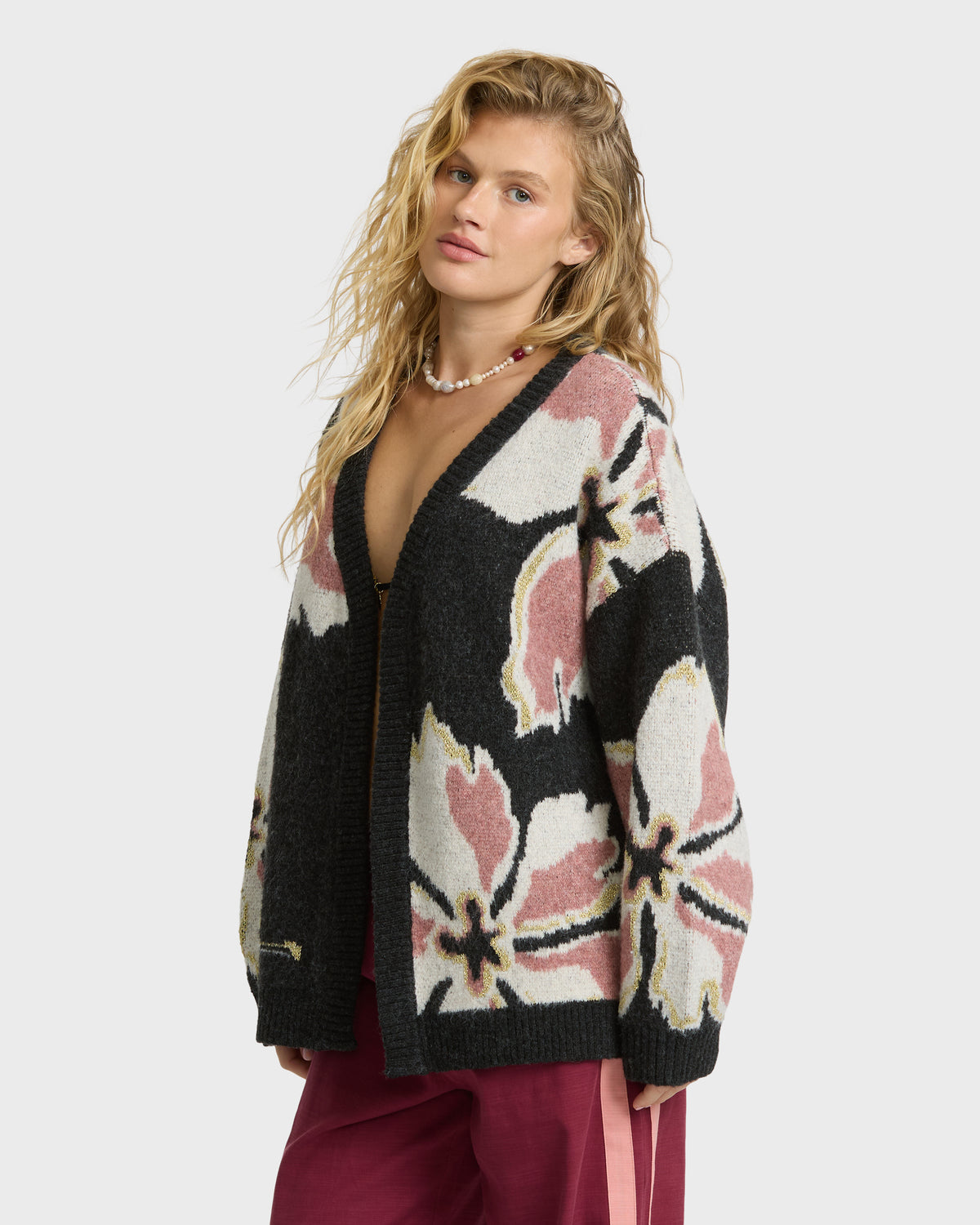
Holidazed Cardigan Sweater - Black Sands