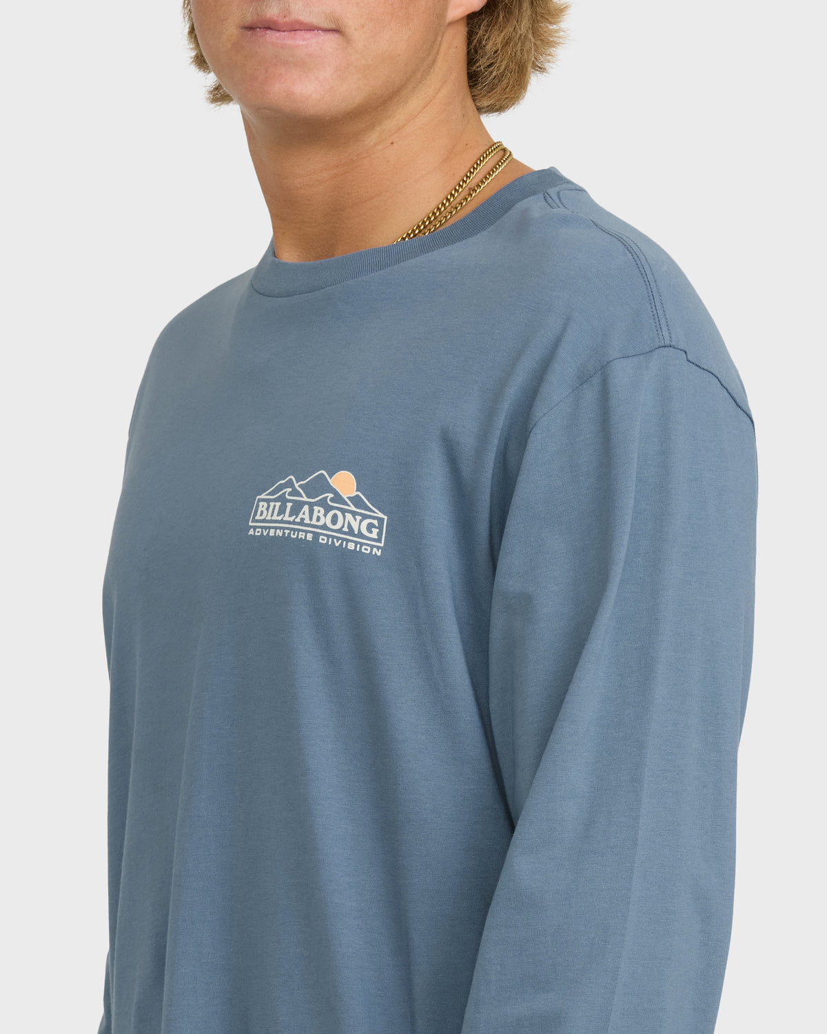 
Range Adventure Division Premium Long Sleeve Knit T-Shirt - China Blue