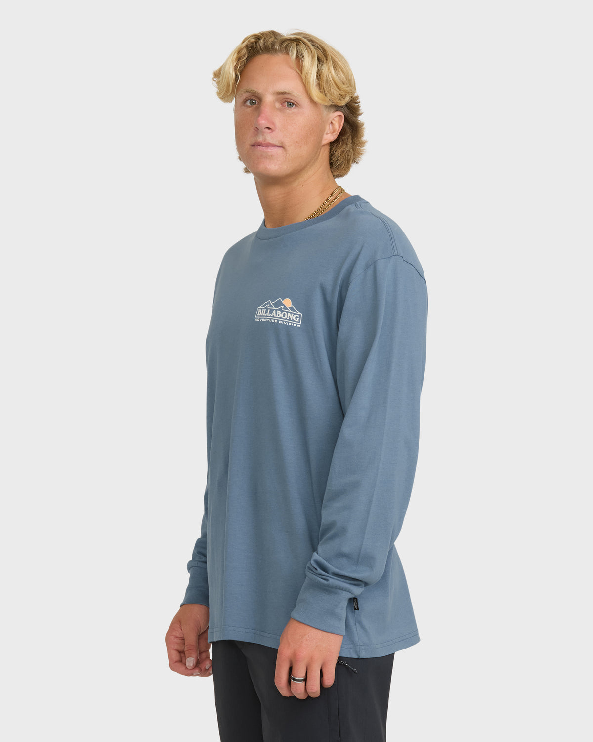 
Range Adventure Division Premium Long Sleeve Knit T-Shirt - China Blue