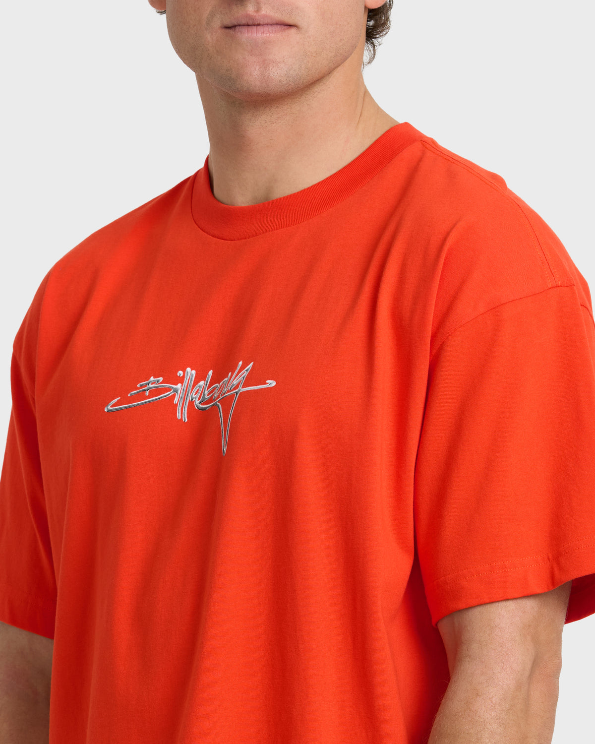 
Fluid OG Short Sleeve Knit T-Shirt - Fiesta Red