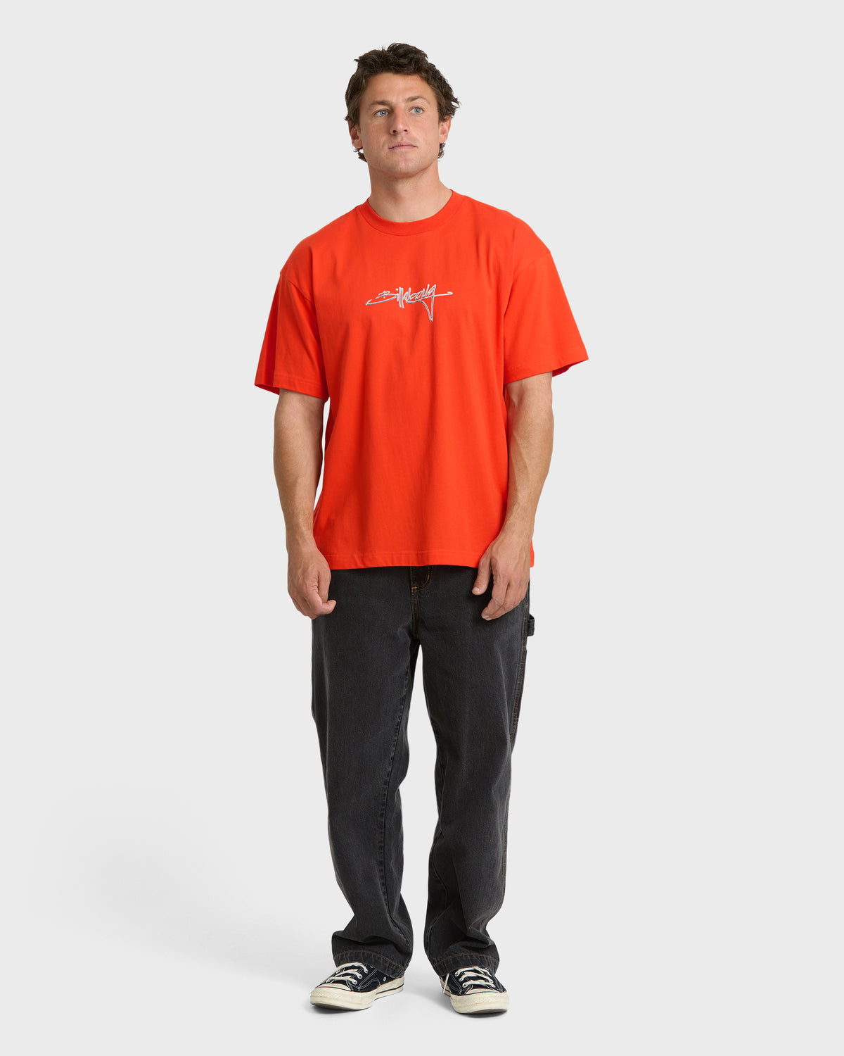 
Fluid OG Short Sleeve Knit T-Shirt - Fiesta Red