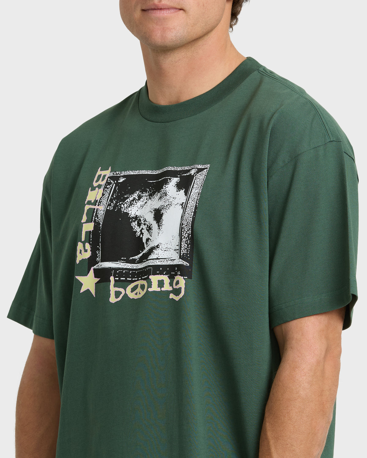 
Noise OG Short Sleeve Cotton T-Shirt - Field Green