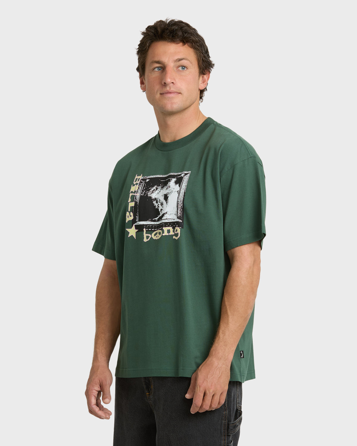 
Noise OG Short Sleeve Cotton T-Shirt - Field Green