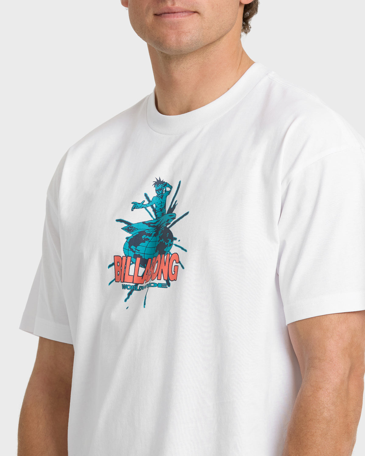 
Worldwide OG Short Sleeve Knit T-Shirt - White