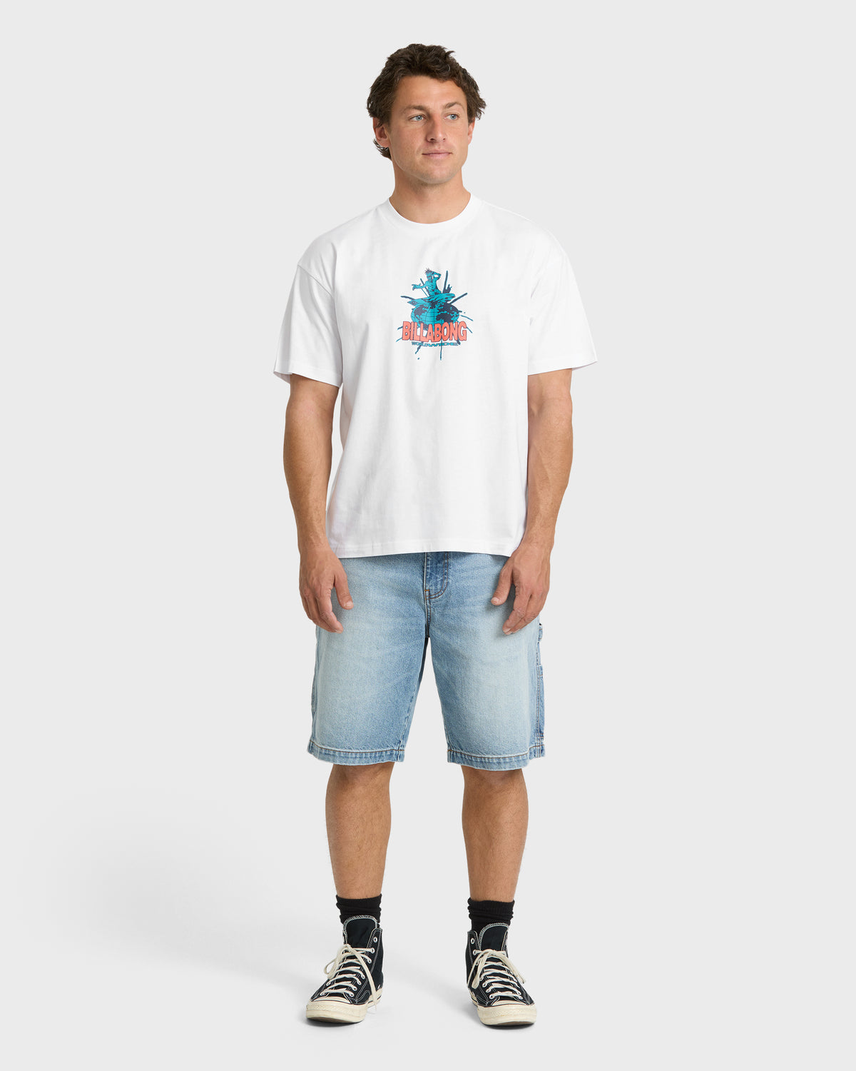 
Worldwide OG Short Sleeve Knit T-Shirt - White