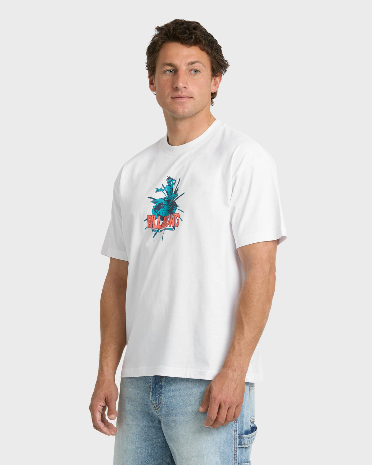 
Worldwide OG Short Sleeve Knit T-Shirt - White