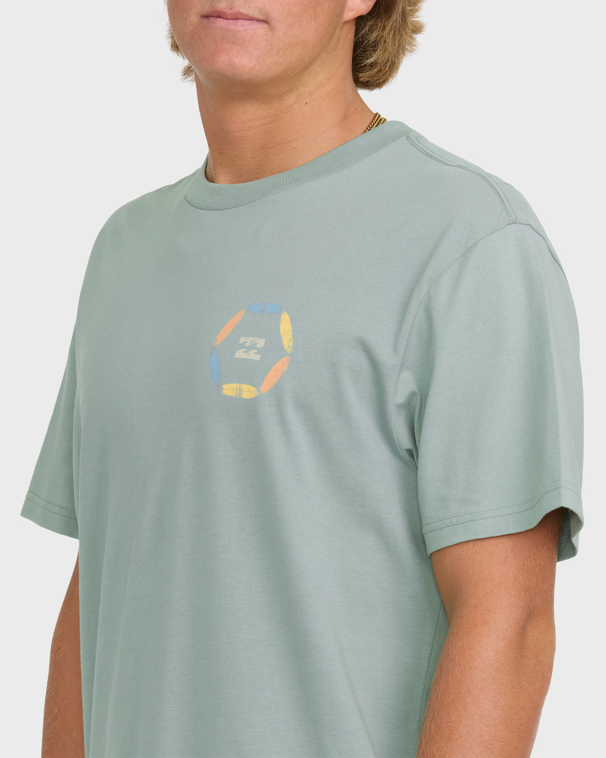 
Quiver Premium Short Sleeve Knit T-Shirt - Silt Green