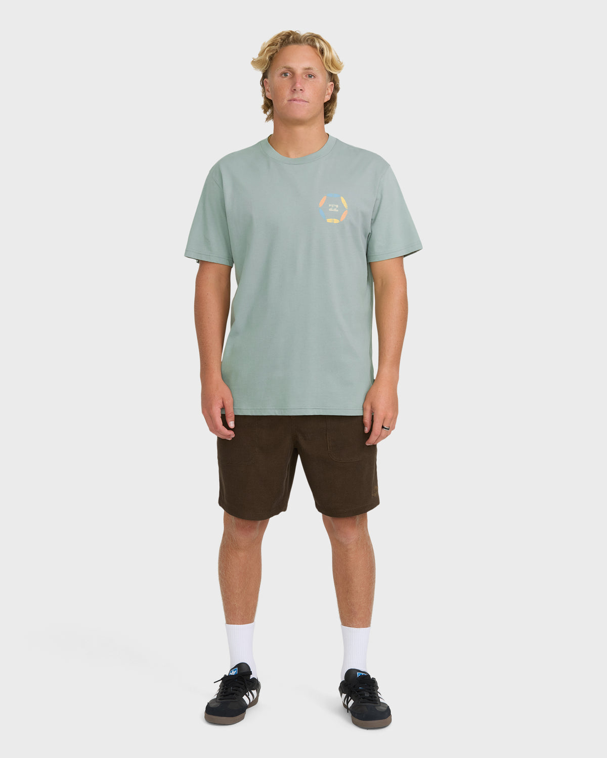 
Quiver Premium Short Sleeve Knit T-Shirt - Silt Green
