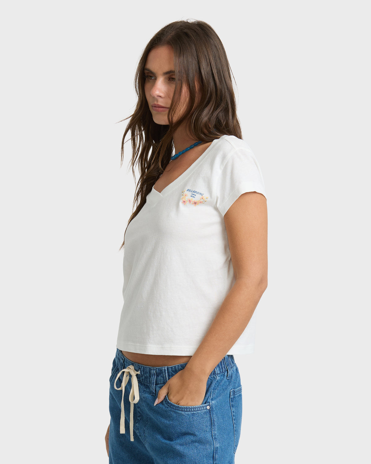 
Take Me On Short Sleeve Jersey T-Shirt - Salt Crystal