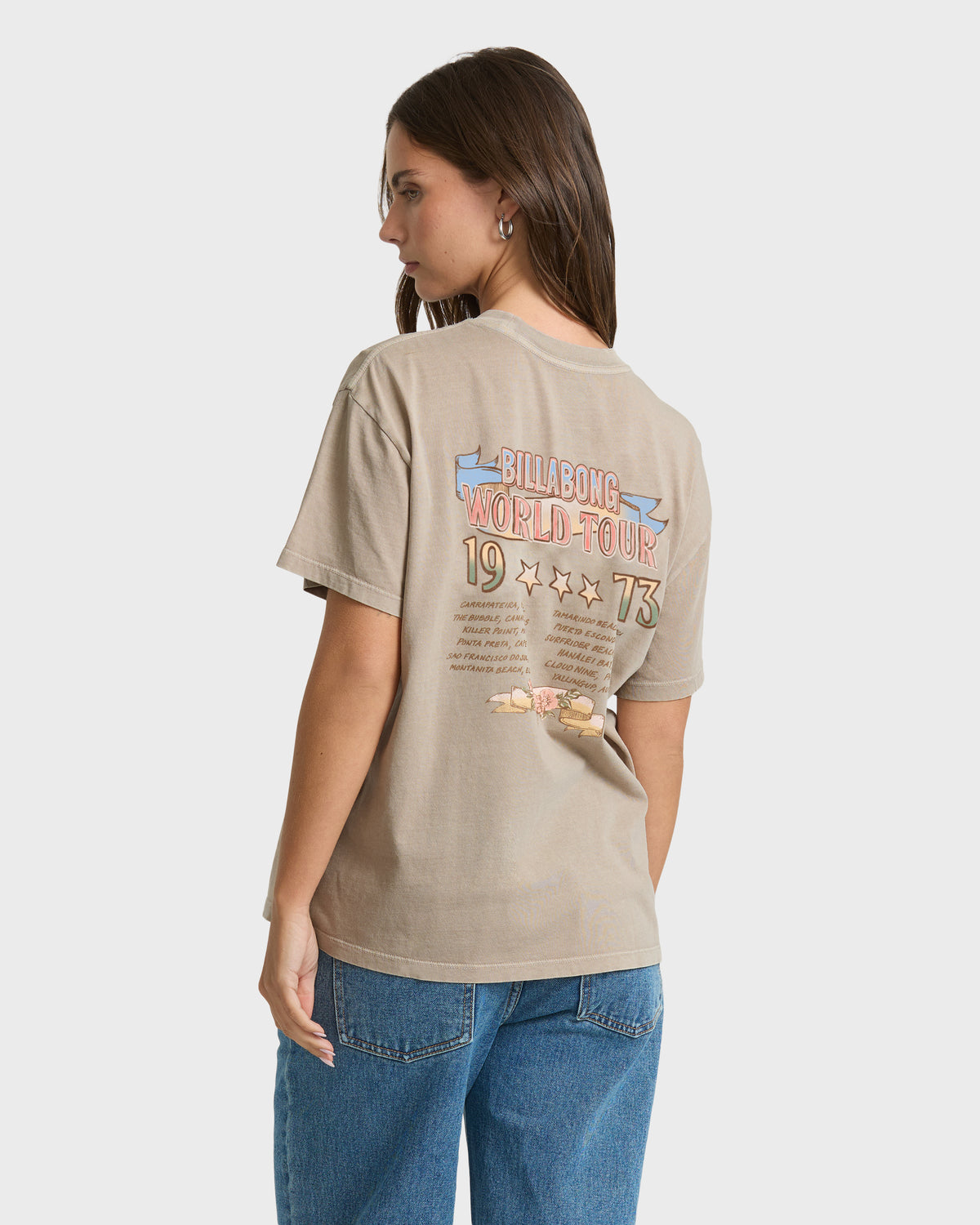 
Surf Classic Short Sleeve Jersey T-Shirt - Cobblestone