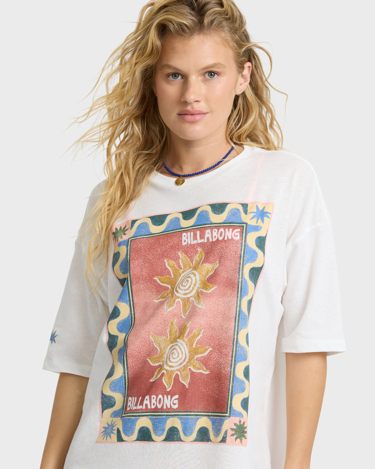 
Seaside Dreams Short Sleeve Jersey T-Shirt - Salt Crystal