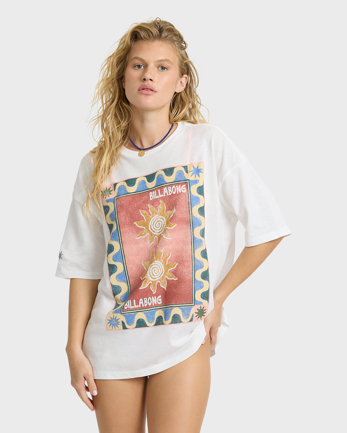 
Seaside Dreams Short Sleeve Jersey T-Shirt - Salt Crystal