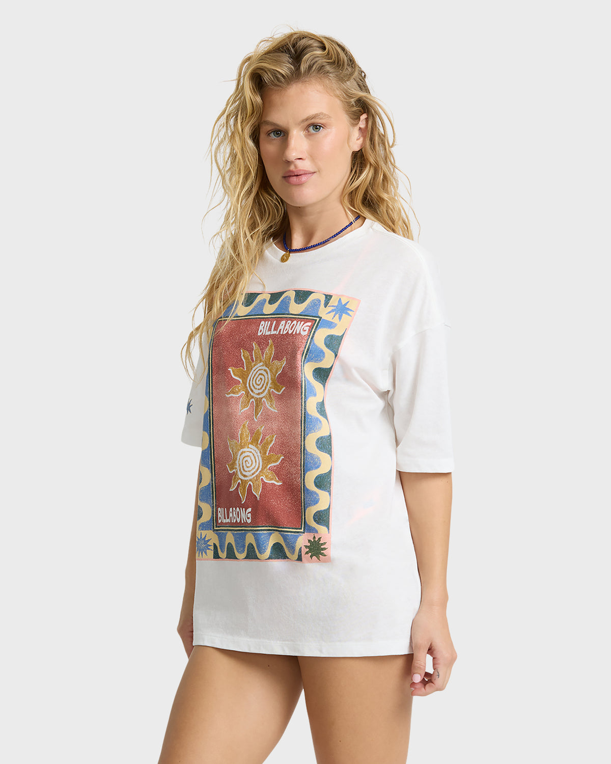 
Seaside Dreams Short Sleeve Jersey T-Shirt - Salt Crystal