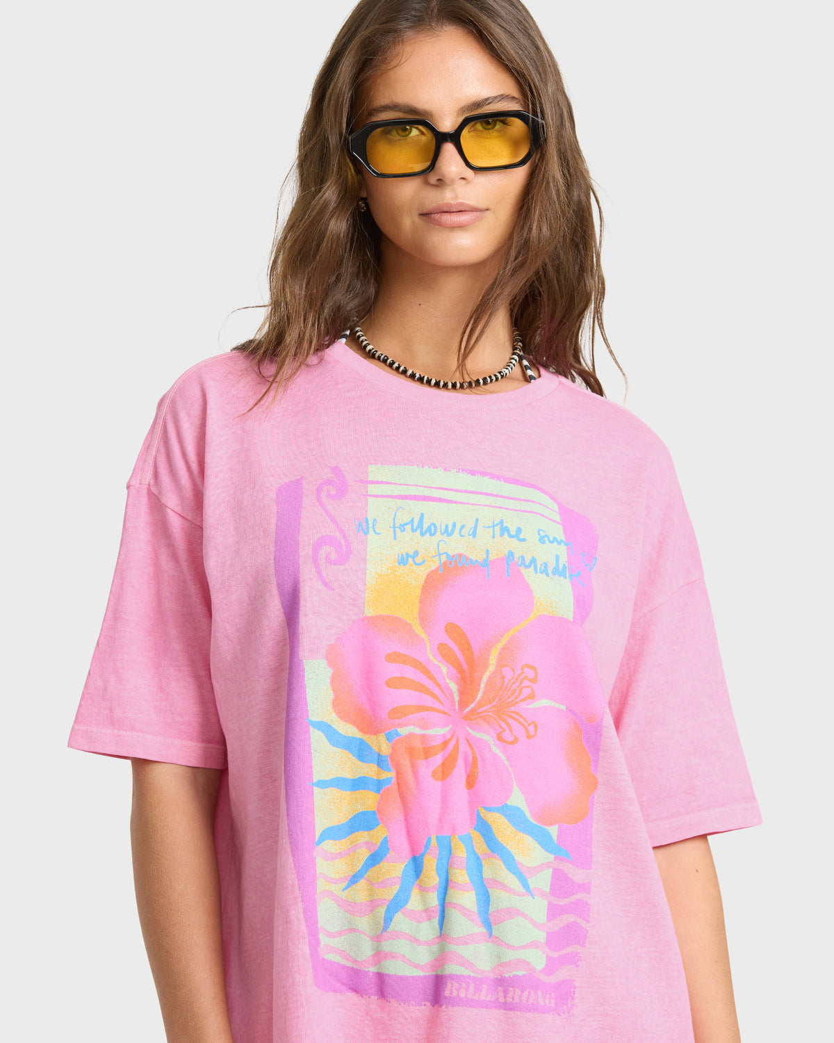 
California Coast Short Sleeve Jersey T-Shirt - Sea Pink