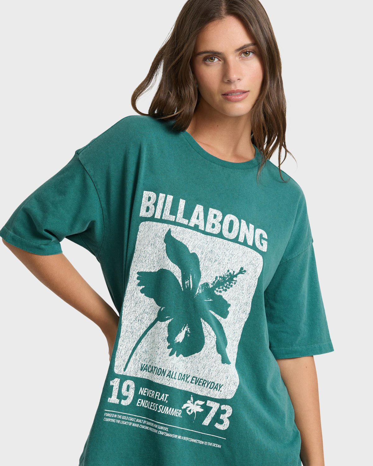 
Celebrate Life Short Sleeve Jersey T-Shirt - Evergreen.