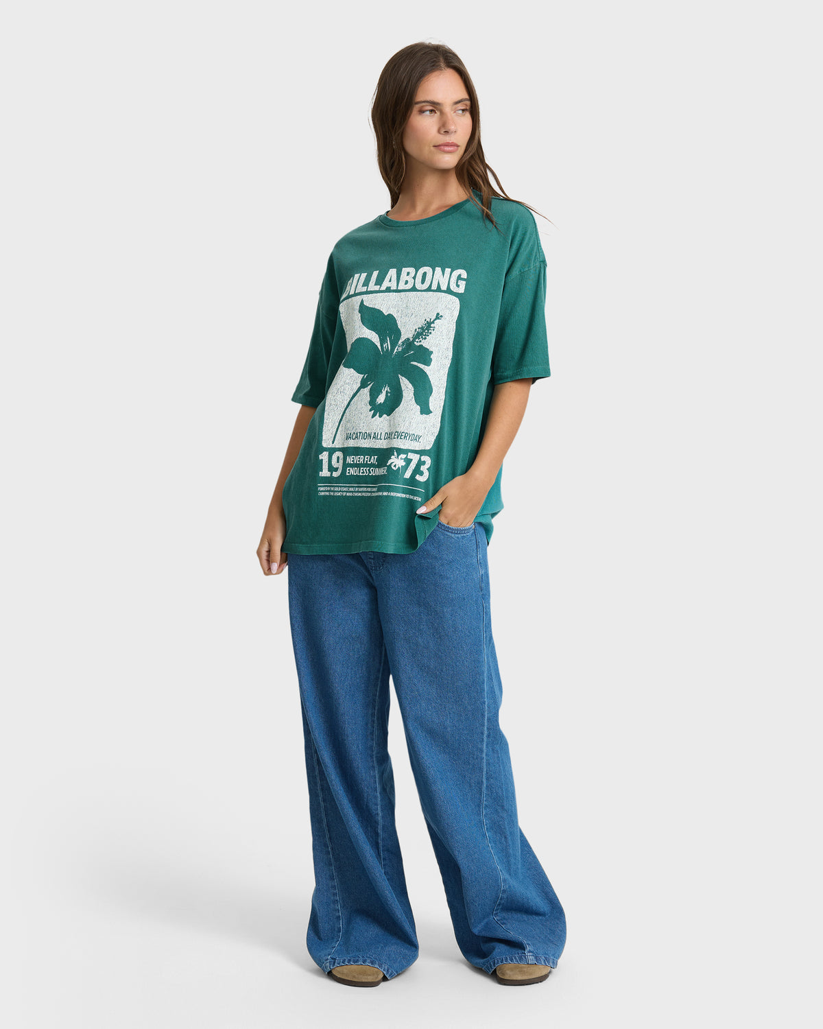 
Celebrate Life Short Sleeve Jersey T-Shirt - Evergreen.