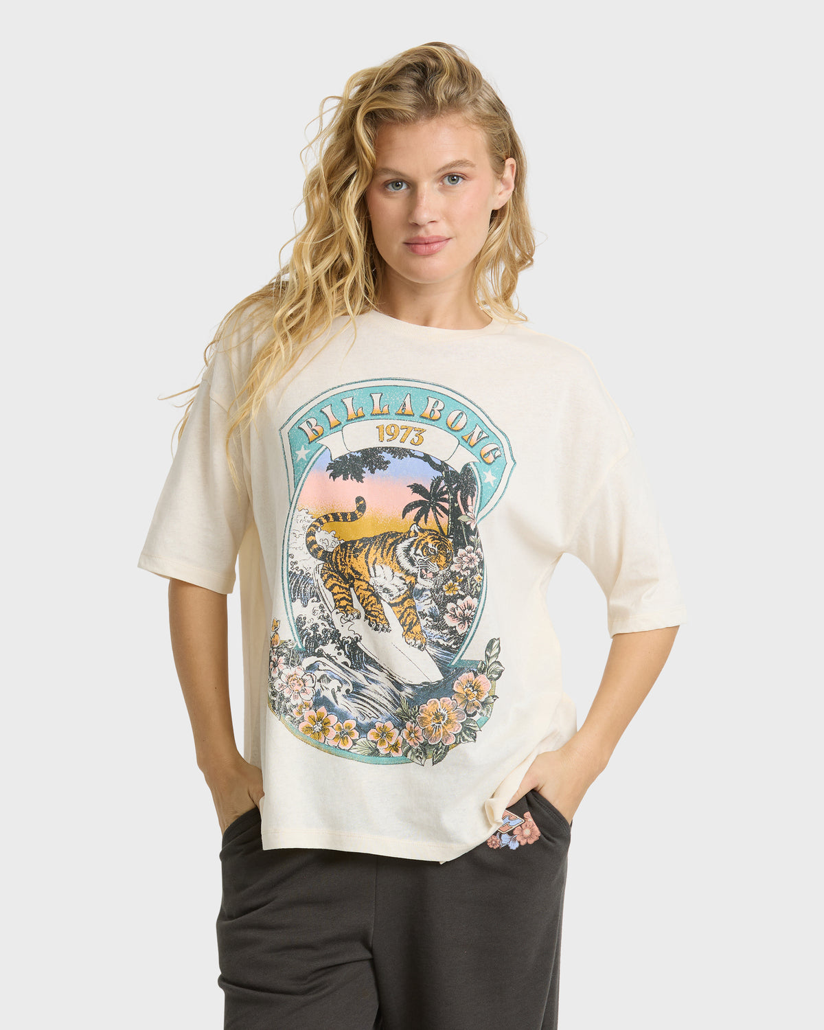 
Find Your Stripes Short Sleeve Jersey T-Shirt - White Cap
