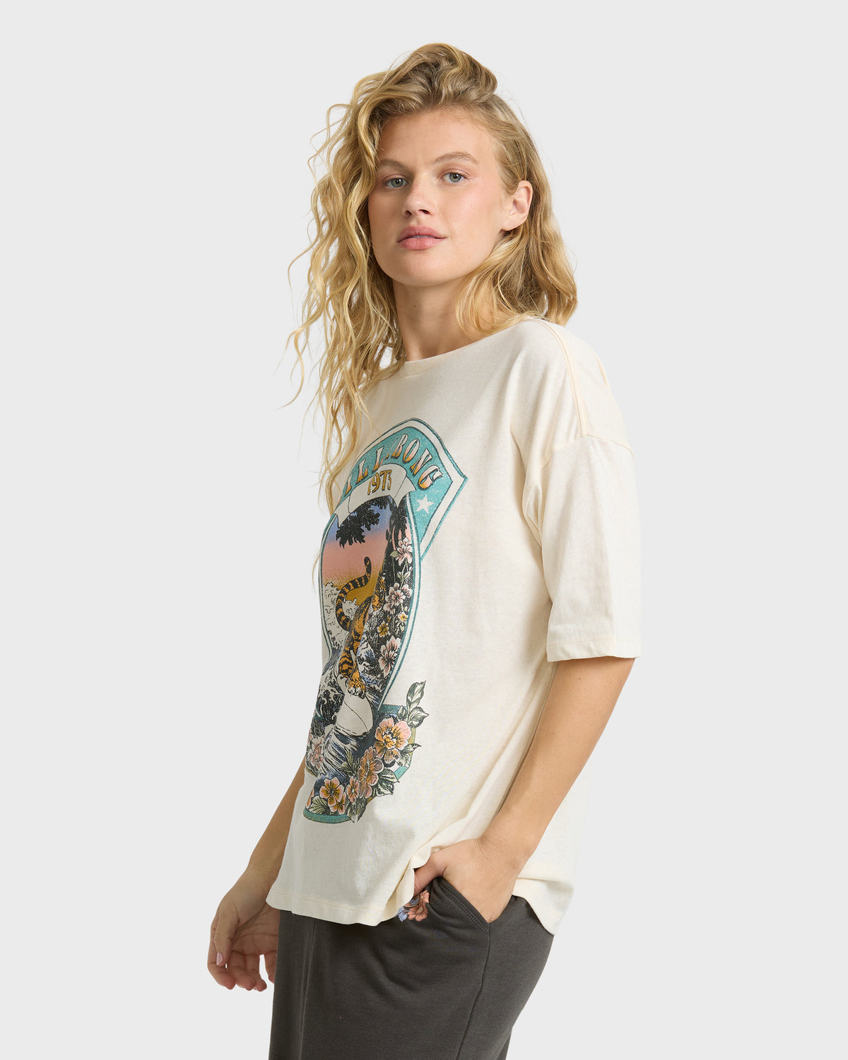 
Find Your Stripes Short Sleeve Jersey T-Shirt - White Cap
